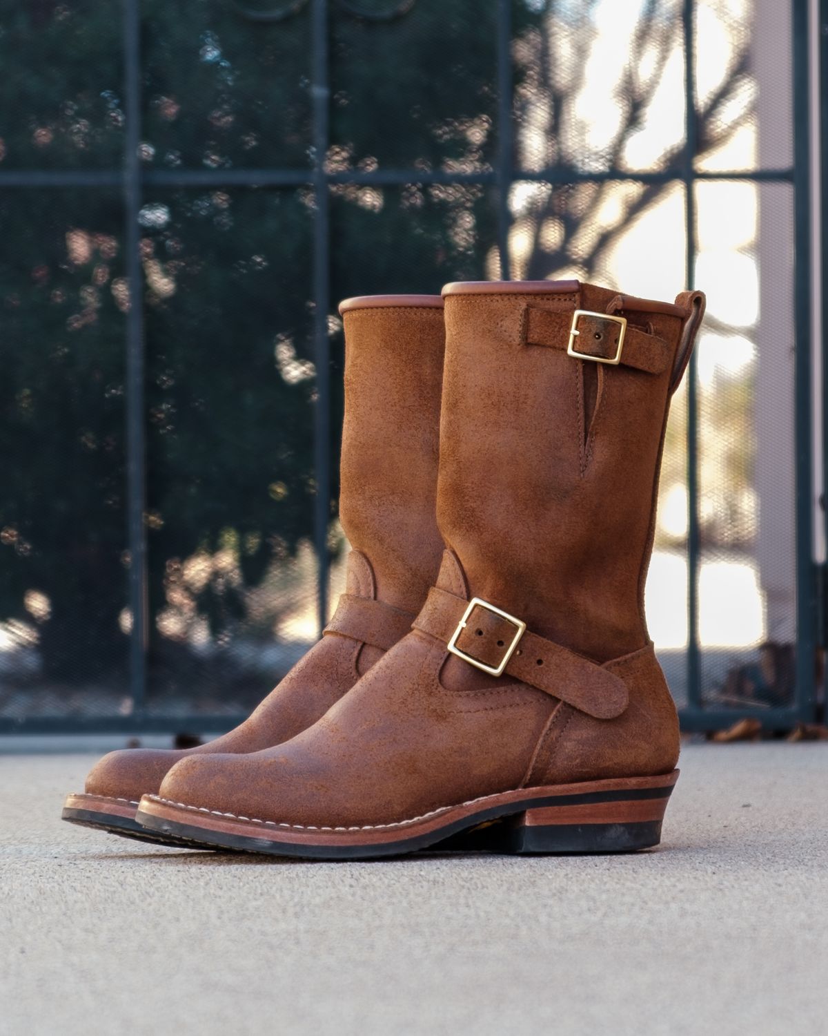 Photo by stitchedsoles on March 5, 2024 of the Nicks Renegade in Seidel 1964 Brown Roughout.