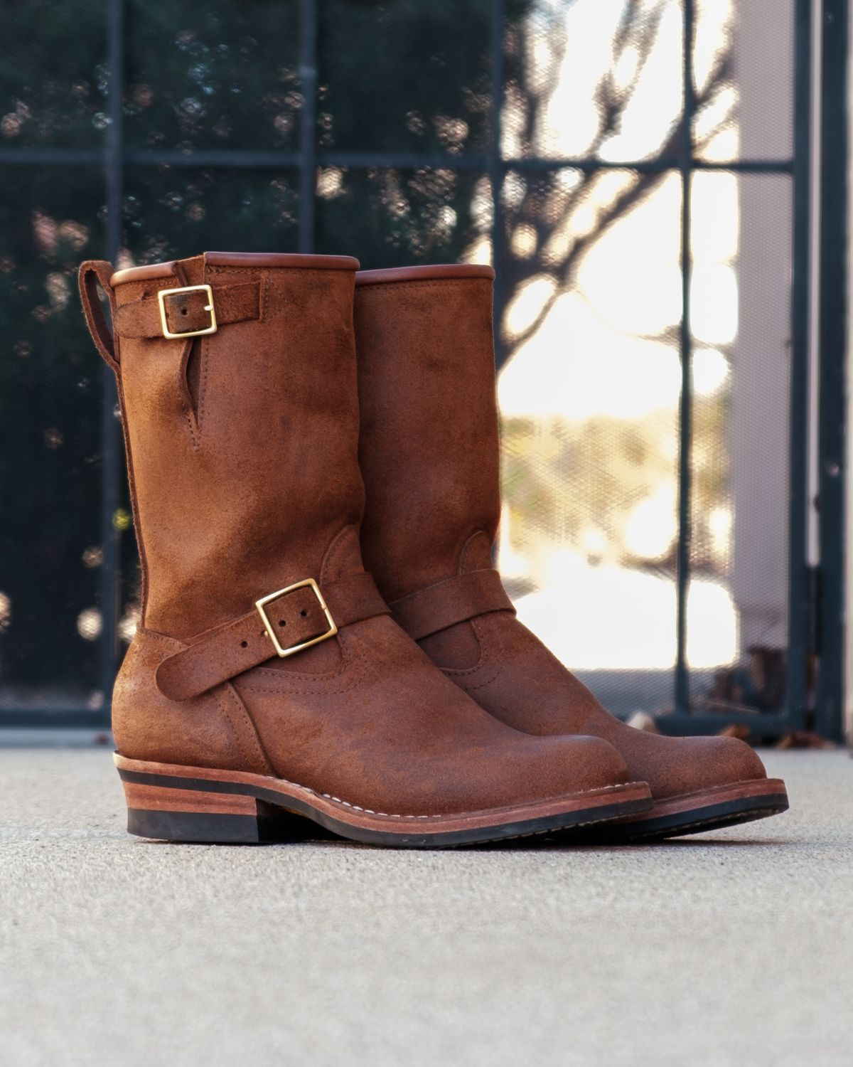 Photo by stitchedsoles on March 5, 2024 of the Nicks Renegade in Seidel 1964 Brown Roughout.