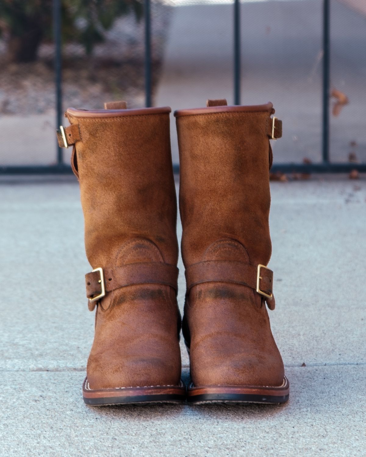 Photo by stitchedsoles on April 3, 2024 of the Nicks Renegade in Seidel 1964 Brown Roughout.