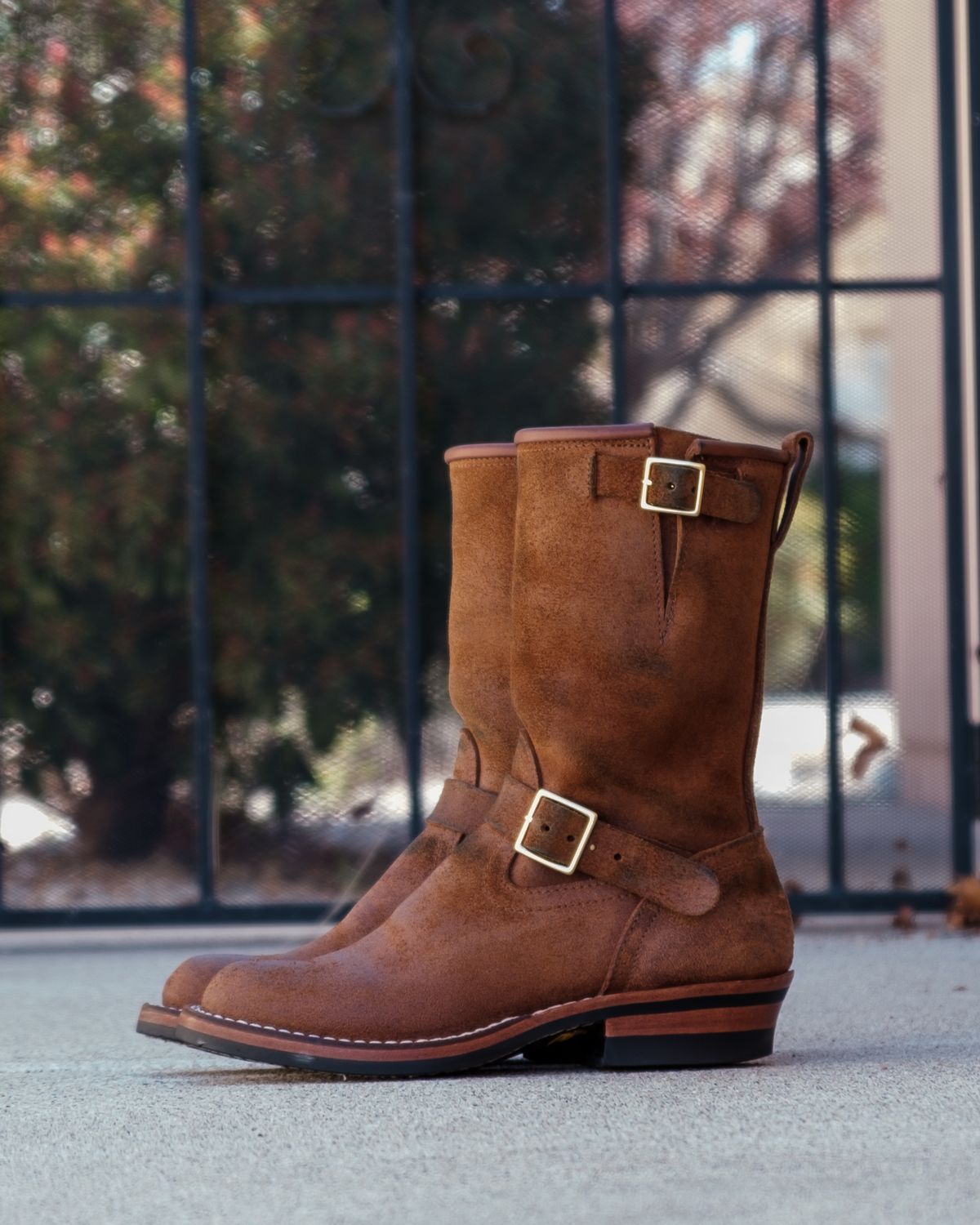 Photo by stitchedsoles on April 3, 2024 of the Nicks Renegade in Seidel 1964 Brown Roughout.