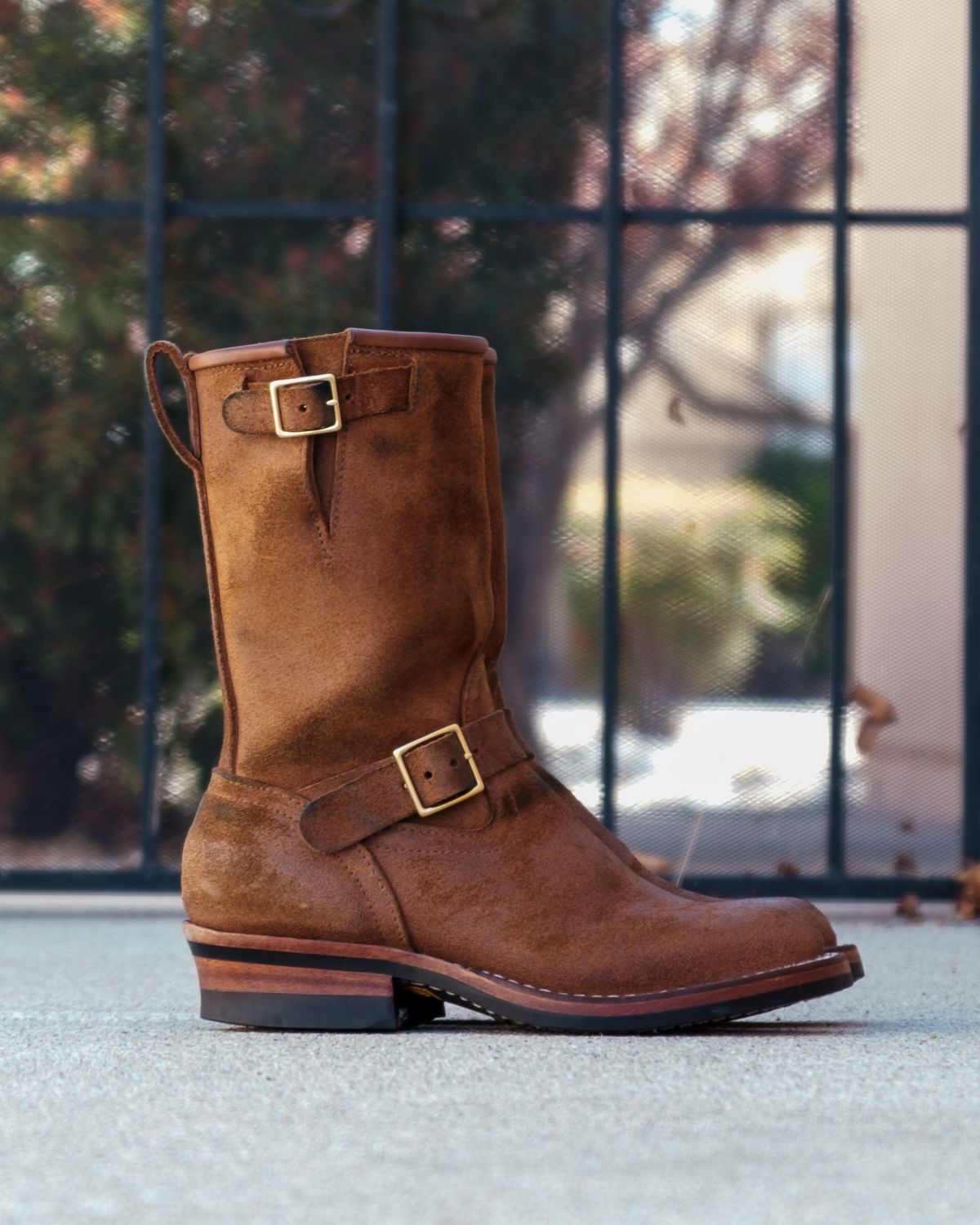 Photo by stitchedsoles on April 3, 2024 of the Nicks Renegade in Seidel 1964 Brown Roughout.