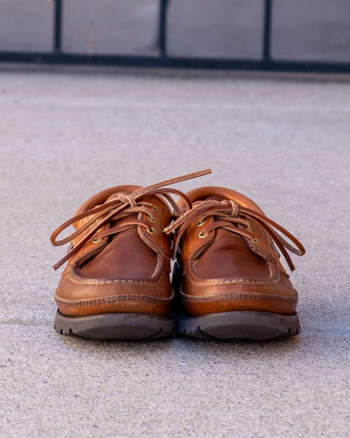 Photo by stitchedsoles on November 5, 2025 of the Russell Moccasin Co. Unknown Model in French Veal.