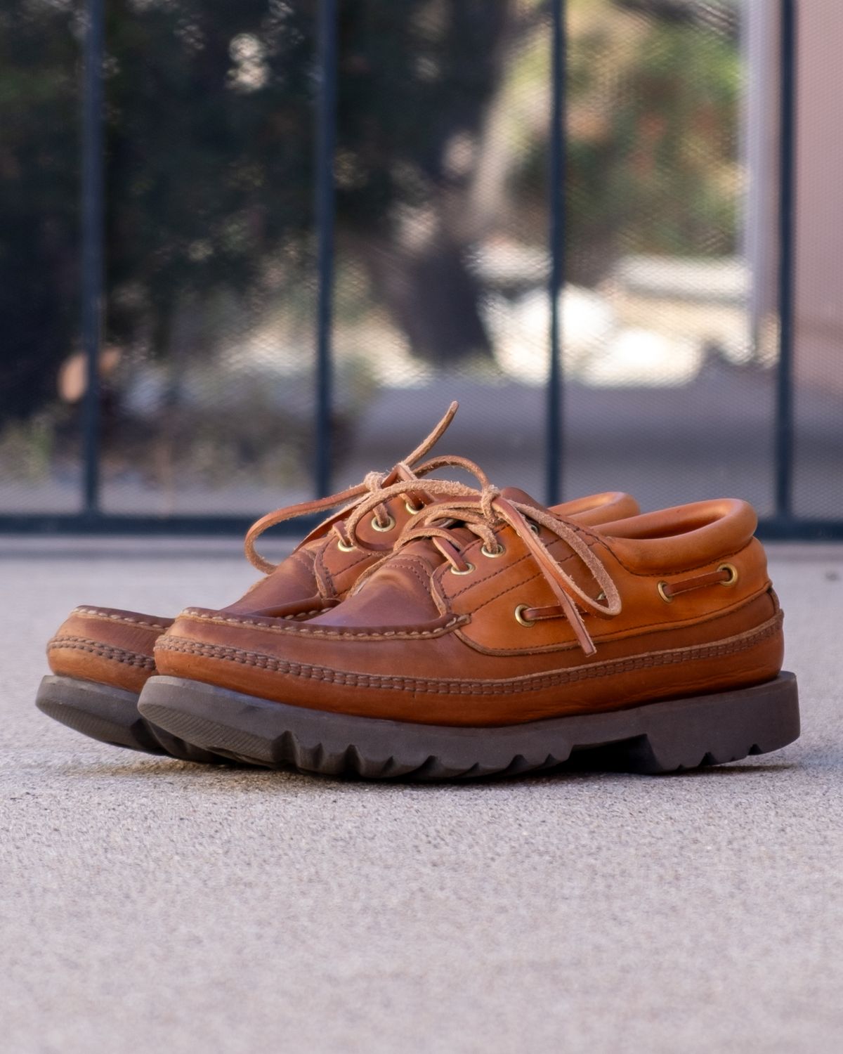 Photo by stitchedsoles on November 5, 2025 of the Russell Moccasin Co. Unknown Model in French Veal.