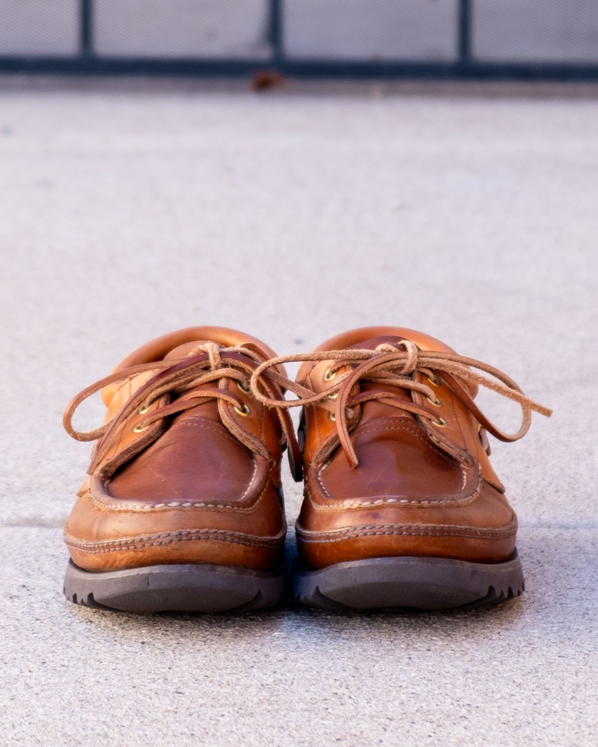 Photo by stitchedsoles on February 3, 2026 of the Russell Moccasin Co. Unknown Model in French Veal.