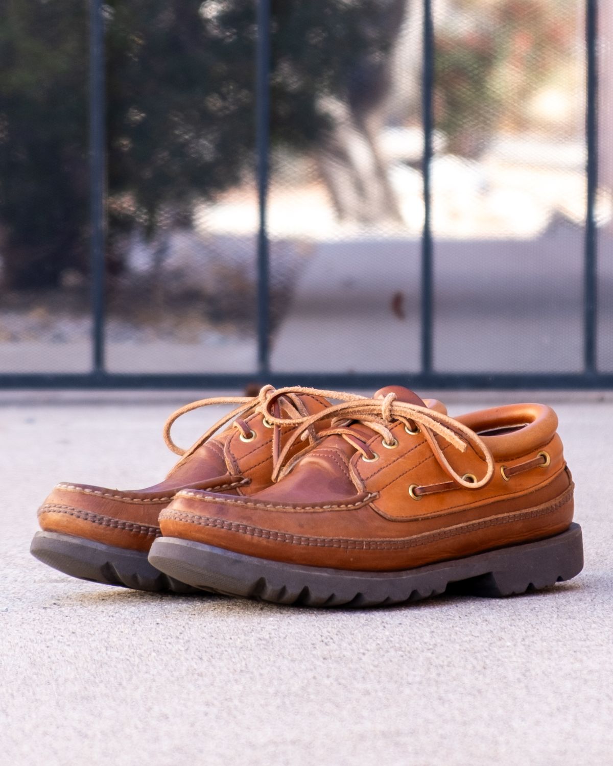 Photo by stitchedsoles on February 3, 2026 of the Russell Moccasin Co. Unknown Model in French Veal.
