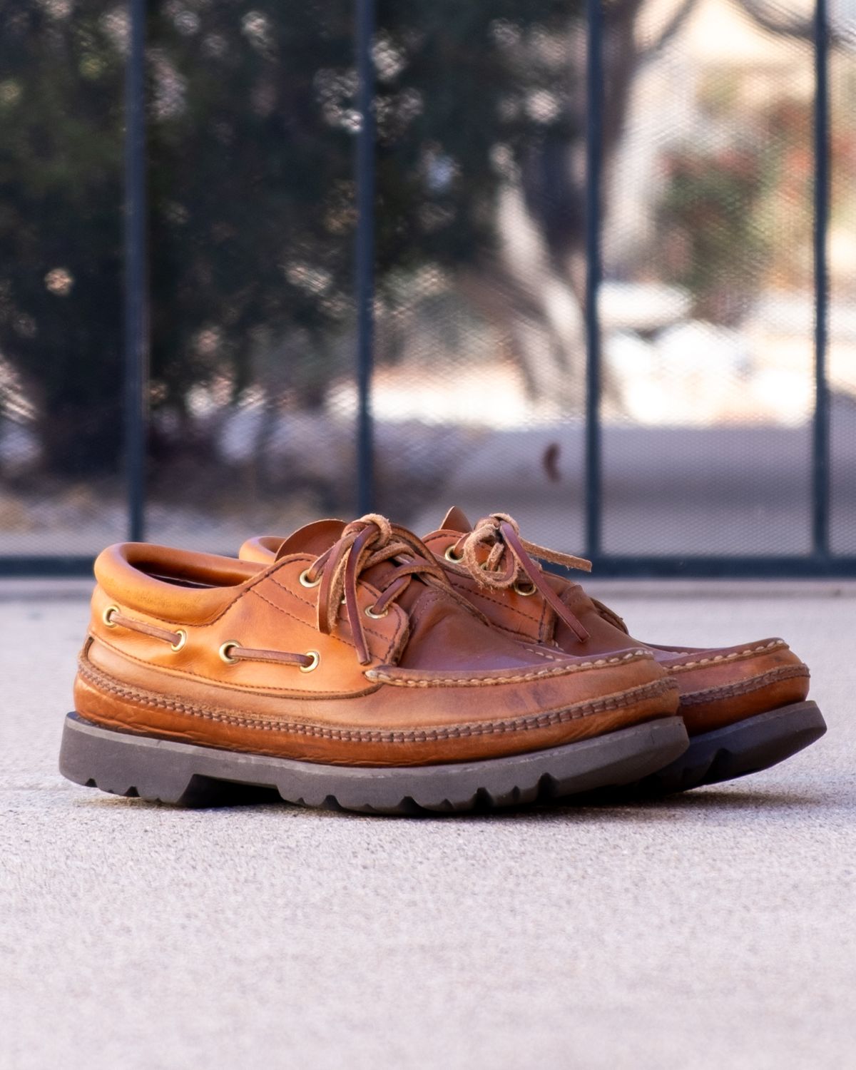 Photo by stitchedsoles on February 3, 2026 of the Russell Moccasin Co. Unknown Model in French Veal.