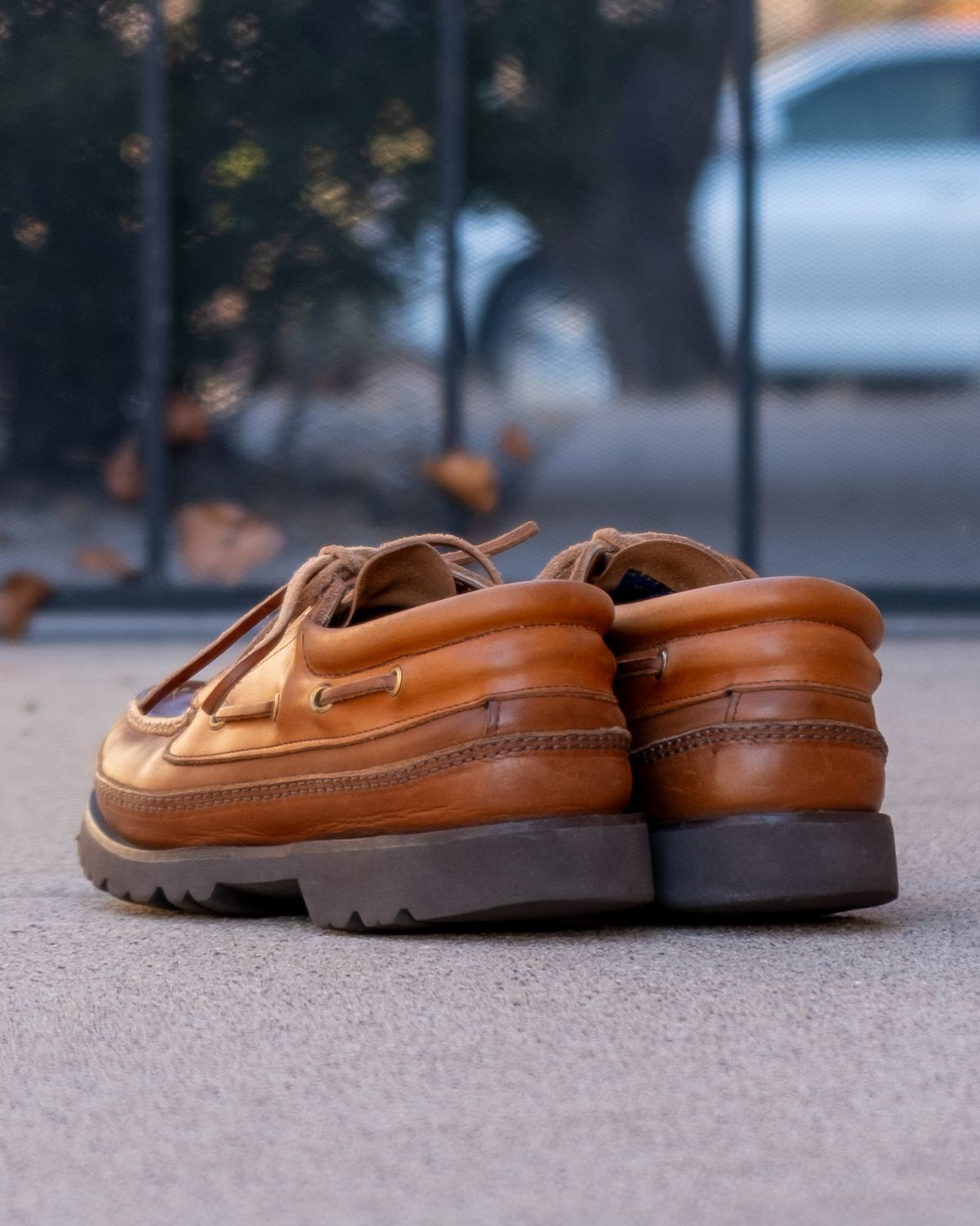 Photo by stitchedsoles on March 6, 2026 of the Russell Moccasin Co. Unknown Model in French Veal.