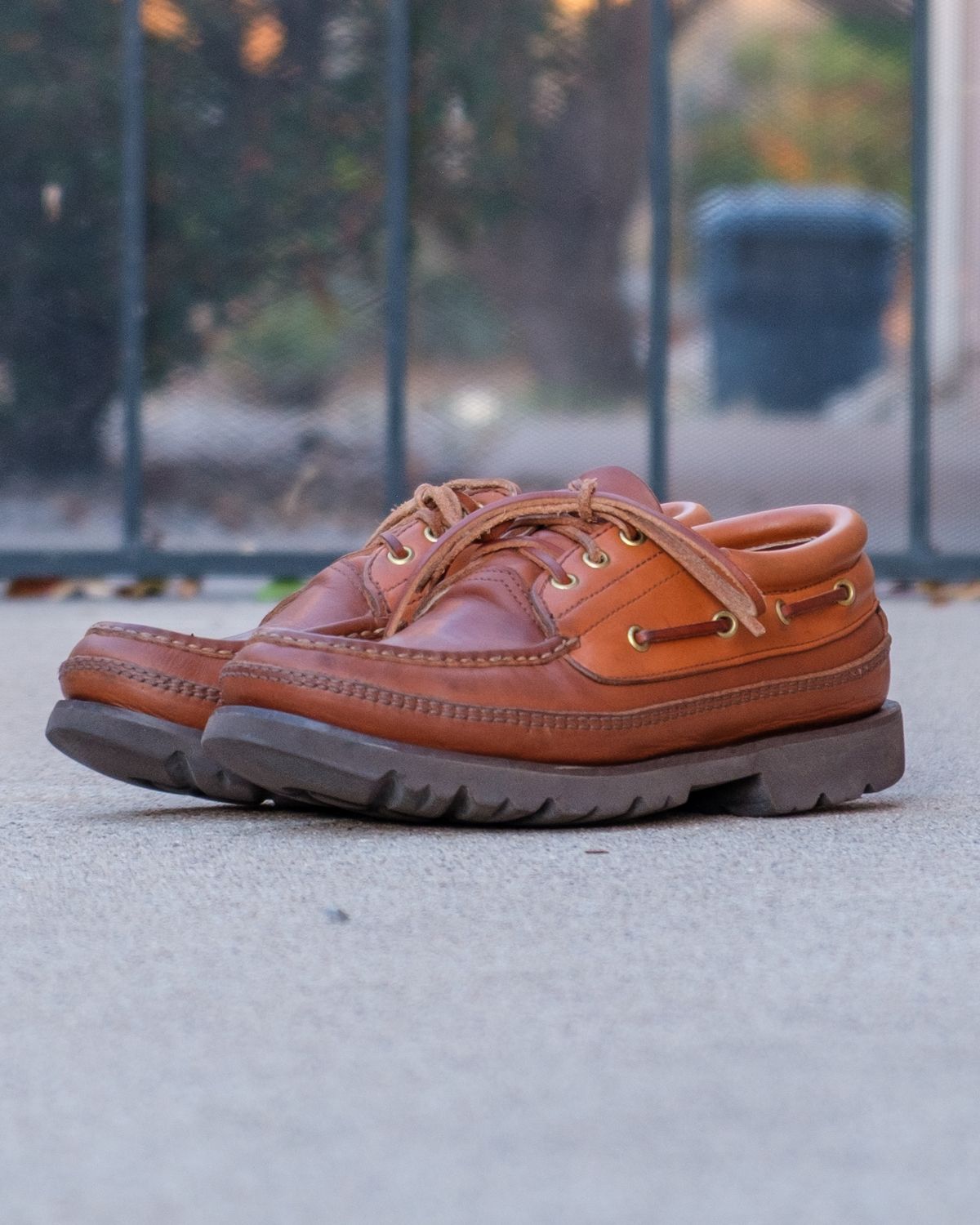 Photo by stitchedsoles on April 6, 2026 of the Russell Moccasin Co. Unknown Model in French Veal.