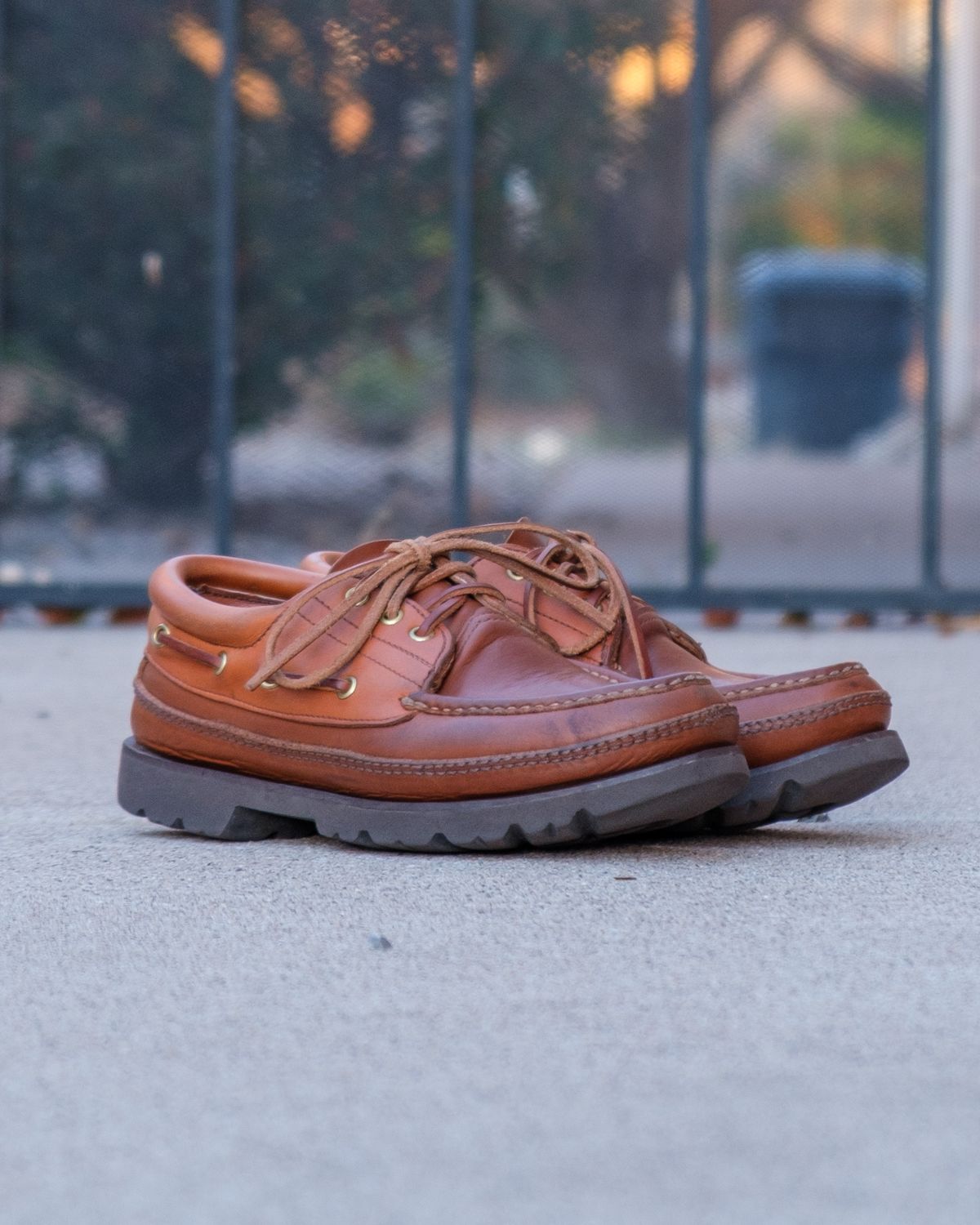 Photo by stitchedsoles on April 6, 2026 of the Russell Moccasin Co. Unknown Model in French Veal.