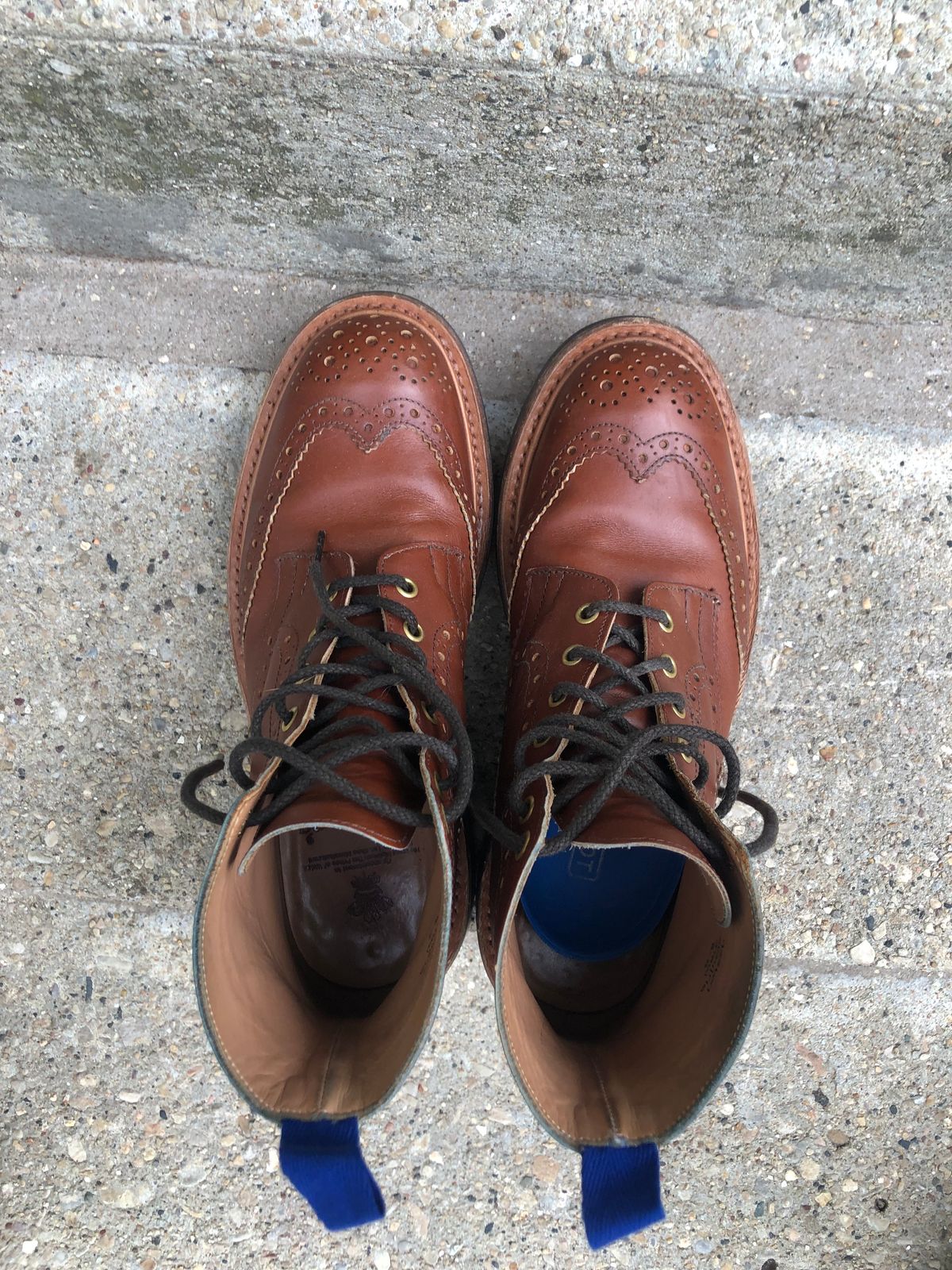 Photo by lockloam on December 6, 2022 of the Tricker's Stow Country Boot in Unlisted Leather.