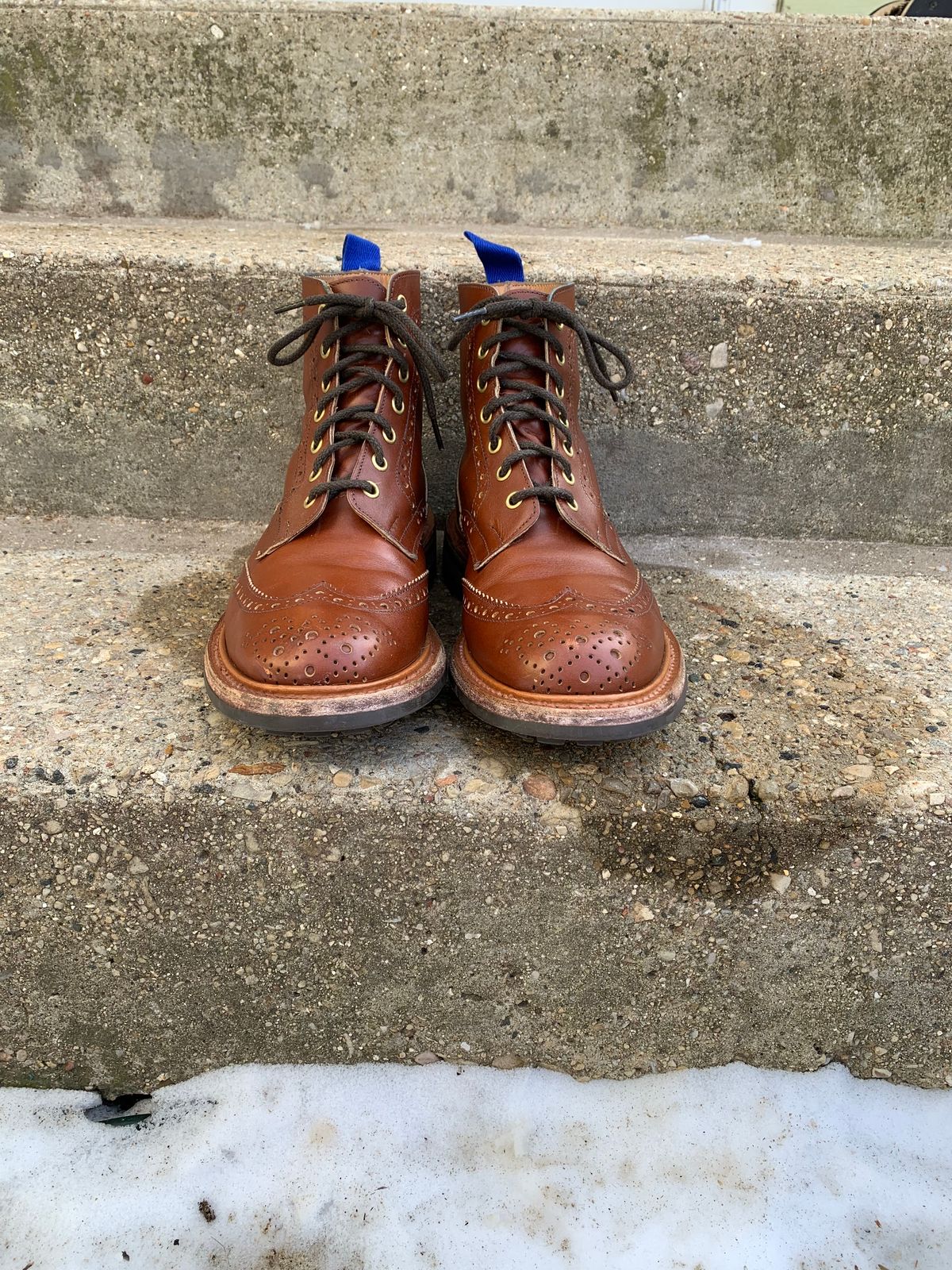 Photo by lockloam on February 5, 2023 of the Tricker's Stow Country Boot in Unlisted Leather.