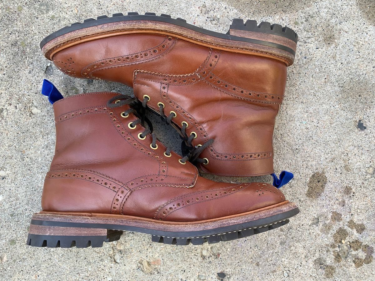 Photo by lockloam on February 5, 2023 of the Tricker's Stow Country Boot in Unlisted Leather.