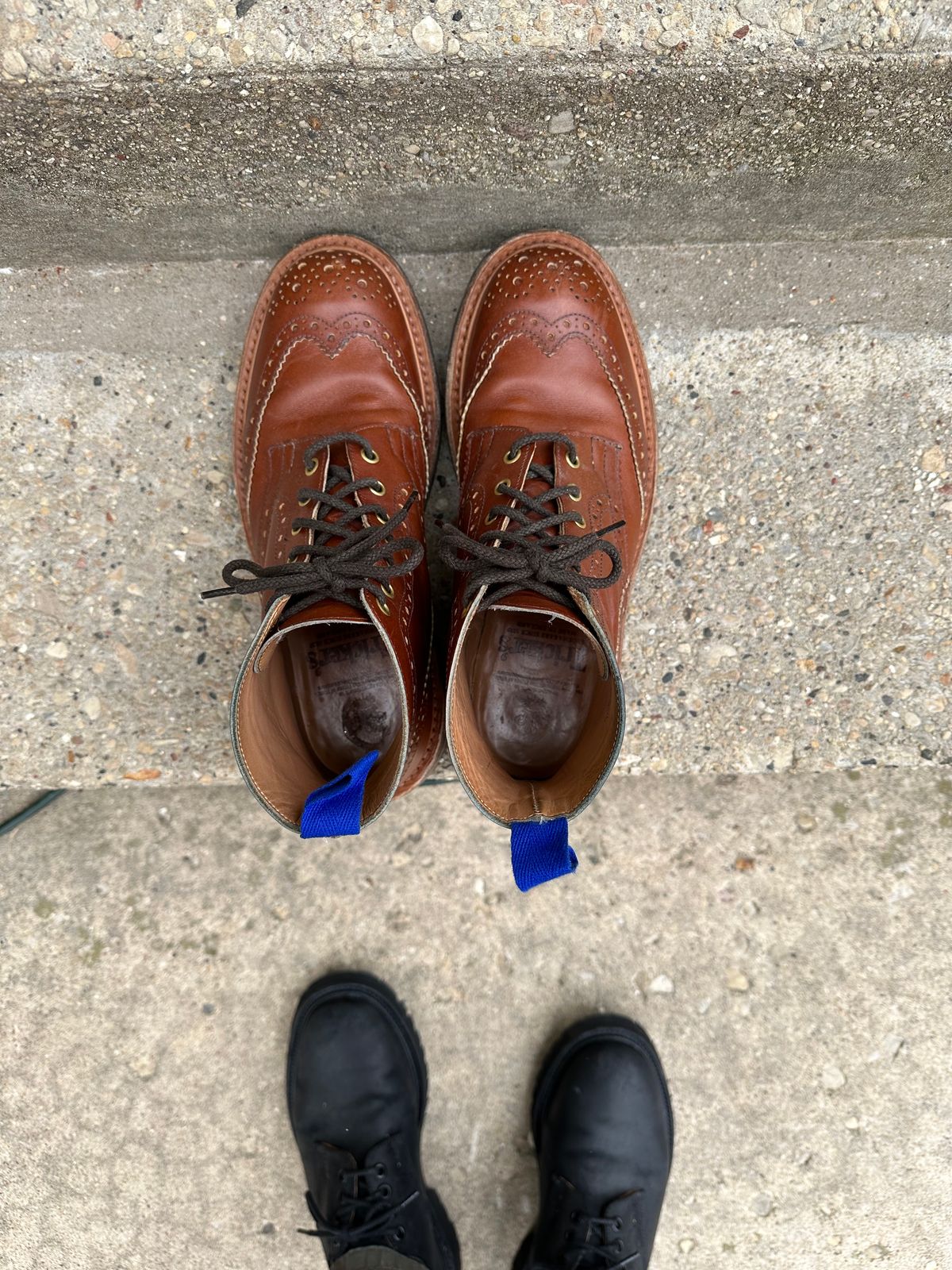 Photo by lockloam on April 6, 2023 of the Tricker's Stow Country Boot in Unlisted Leather.