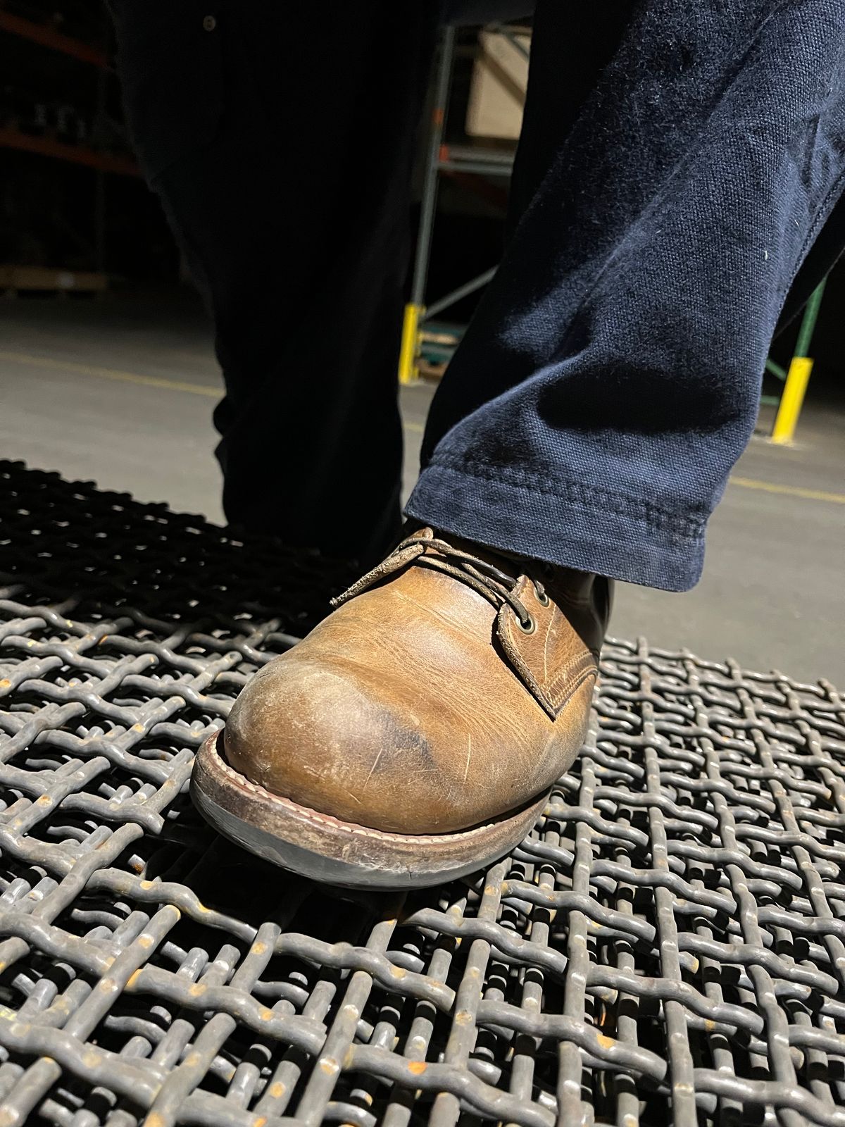Photo by chhh1984 on February 14, 2025 of the Truman Plain Toe Boot in Horween Natural Cypress.