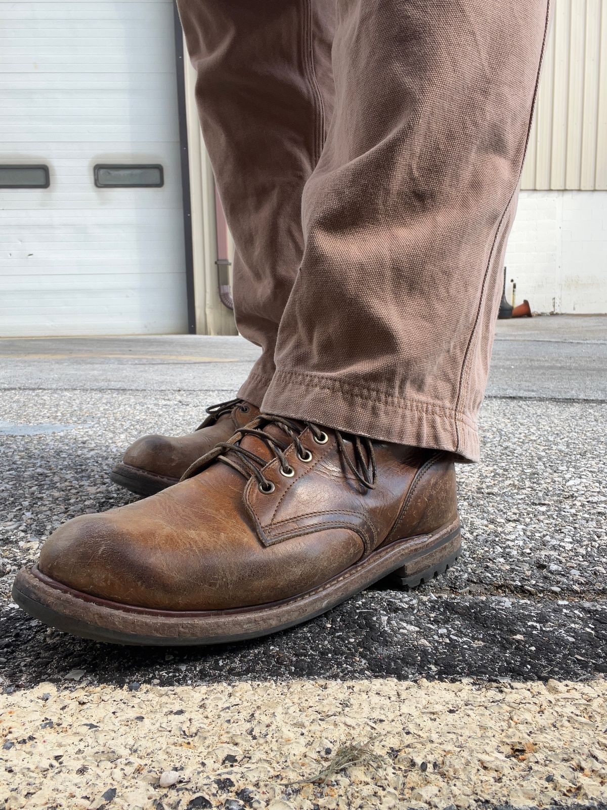 Photo by Chhh1984 on May 7, 2026 of the Truman Plain Toe Boot in Horween Natural Cypress.