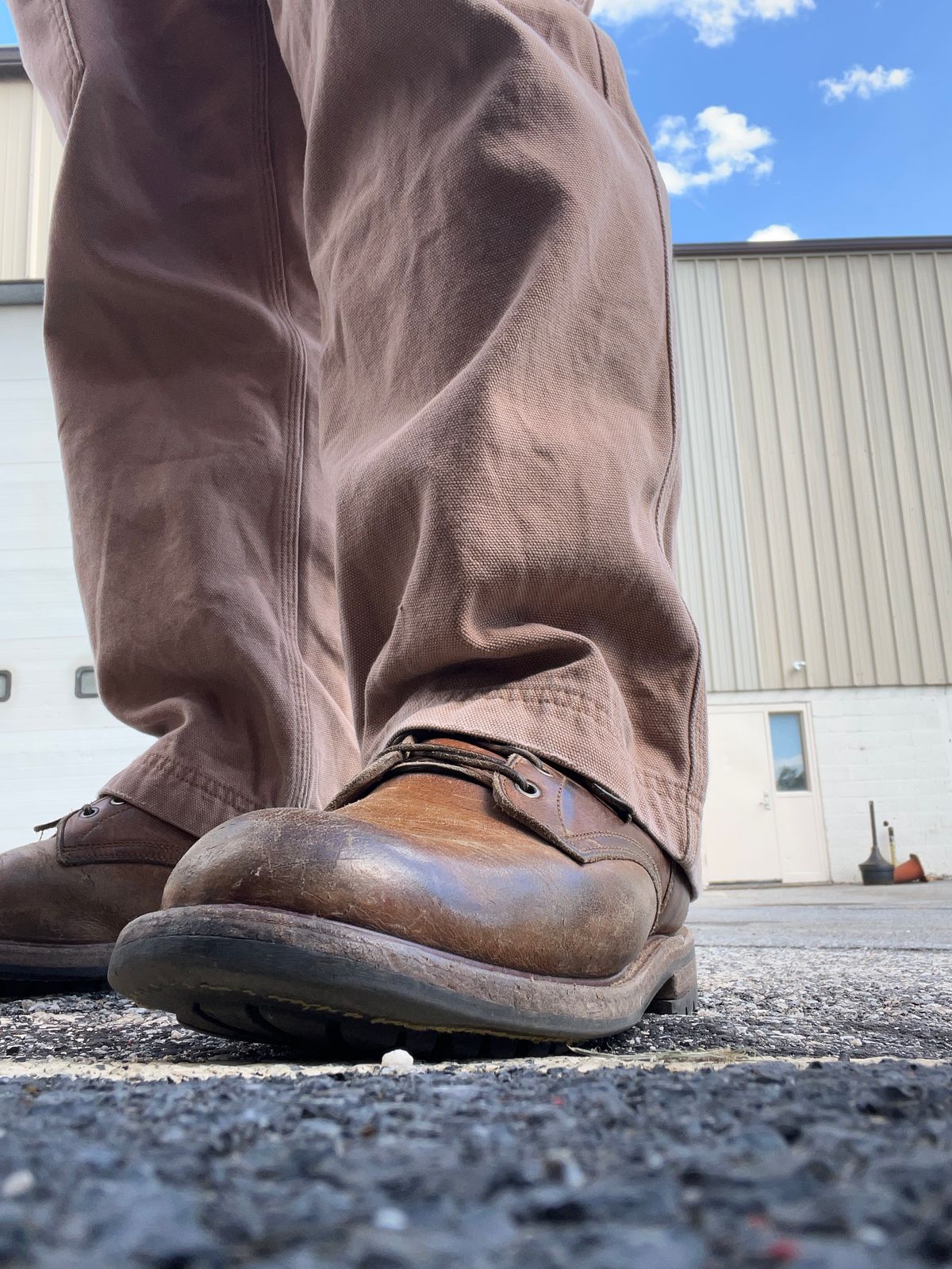 Photo by Chhh1984 on May 7, 2026 of the Truman Plain Toe Boot in Horween Natural Cypress.