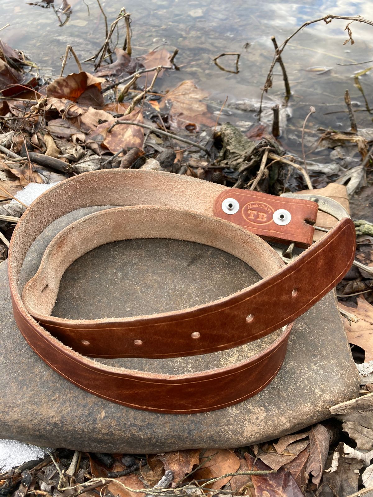 Photo by Chhh1984 on December 4, 2025 of the Self-Made T B Special in Veg Tan Double Shoulder.