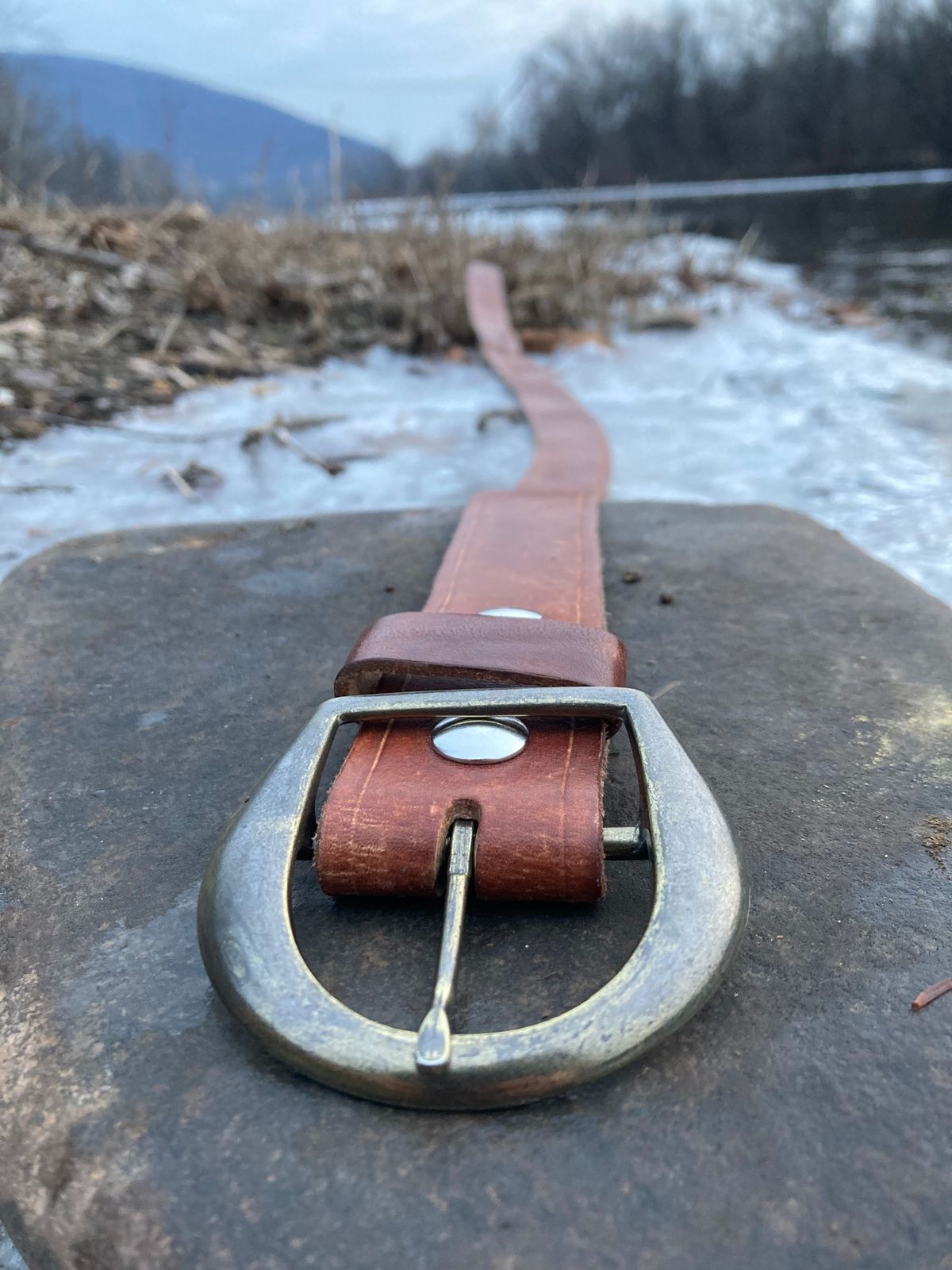 Photo by Chhh1984 on January 5, 2026 of the Self-Made T B Special in Veg Tan Double Shoulder.