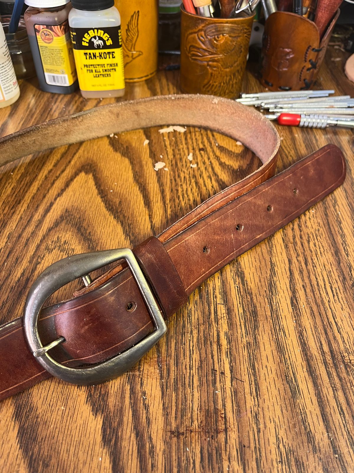 Photo by Chhh1984 on April 5, 2026 of the Self-Made T B Special in Veg Tan Double Shoulder.