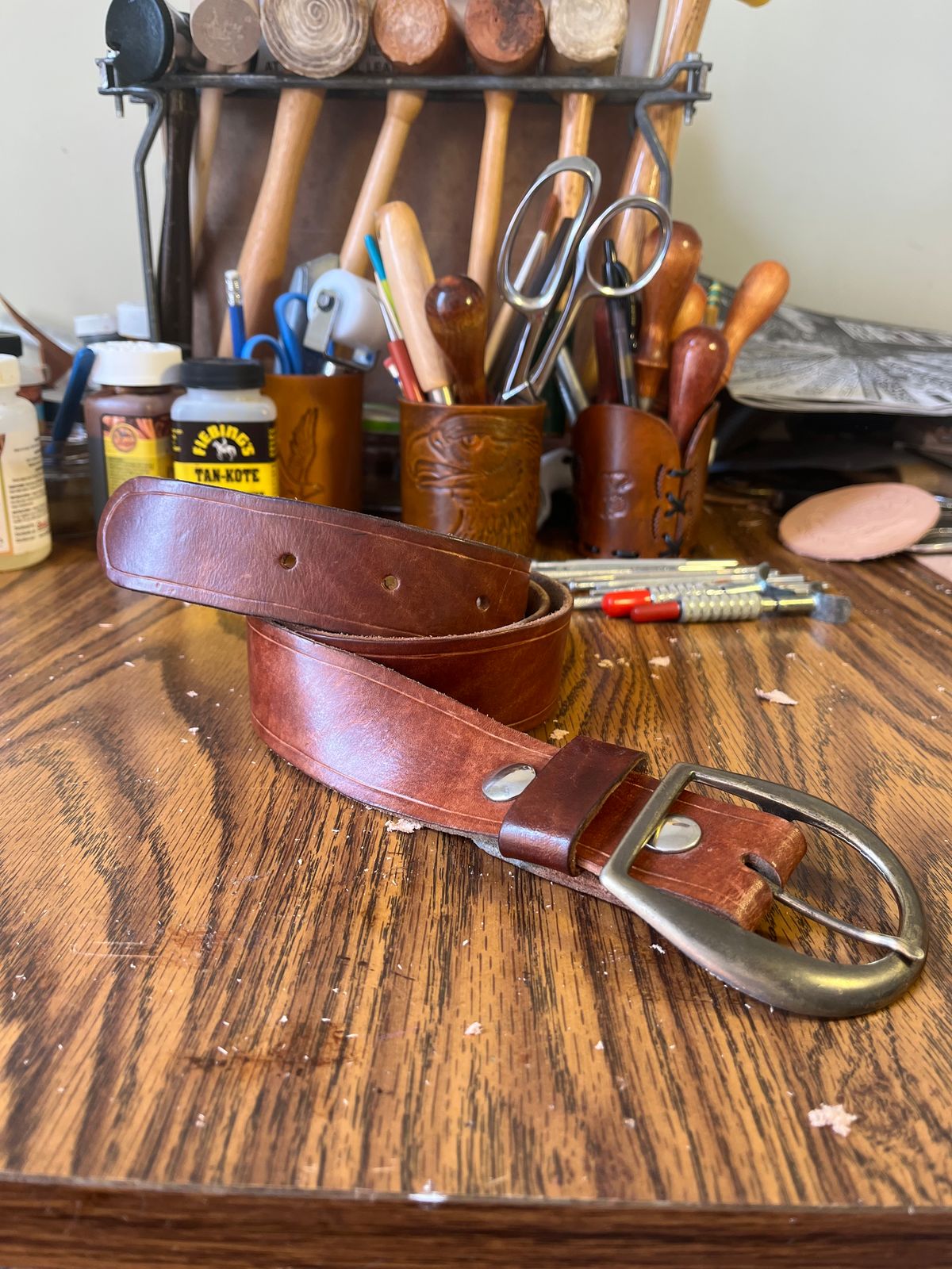 Photo by Chhh1984 on April 5, 2026 of the Self-Made T B Special in Veg Tan Double Shoulder.