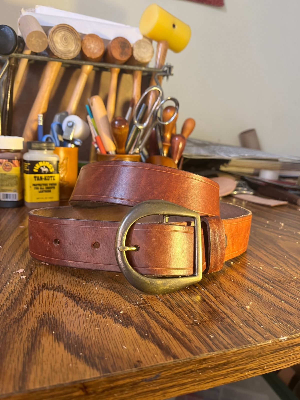 Photo by Chhh1984 on April 5, 2026 of the Self-Made T B Special in Veg Tan Double Shoulder.