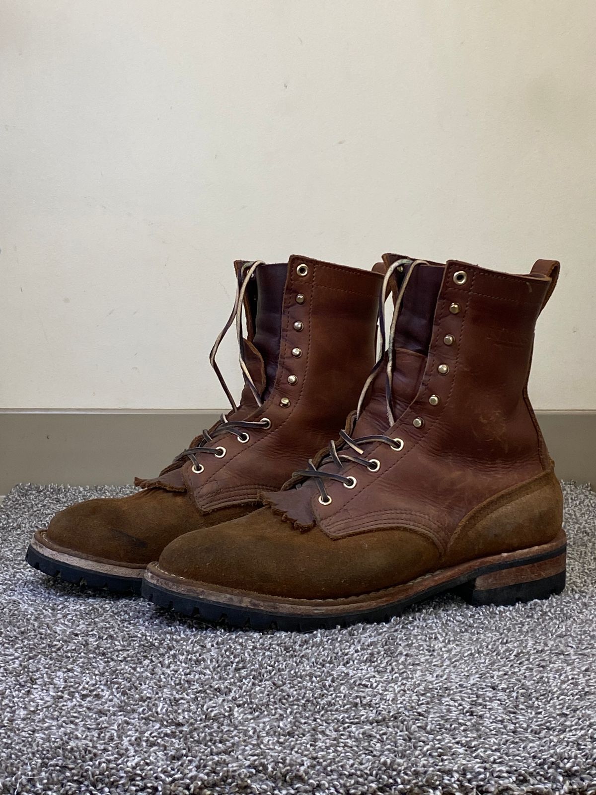 Photo by chhh1984 on November 1, 2023 of the Nicks BuilderPro in Seidel 1964 Brown Roughout.