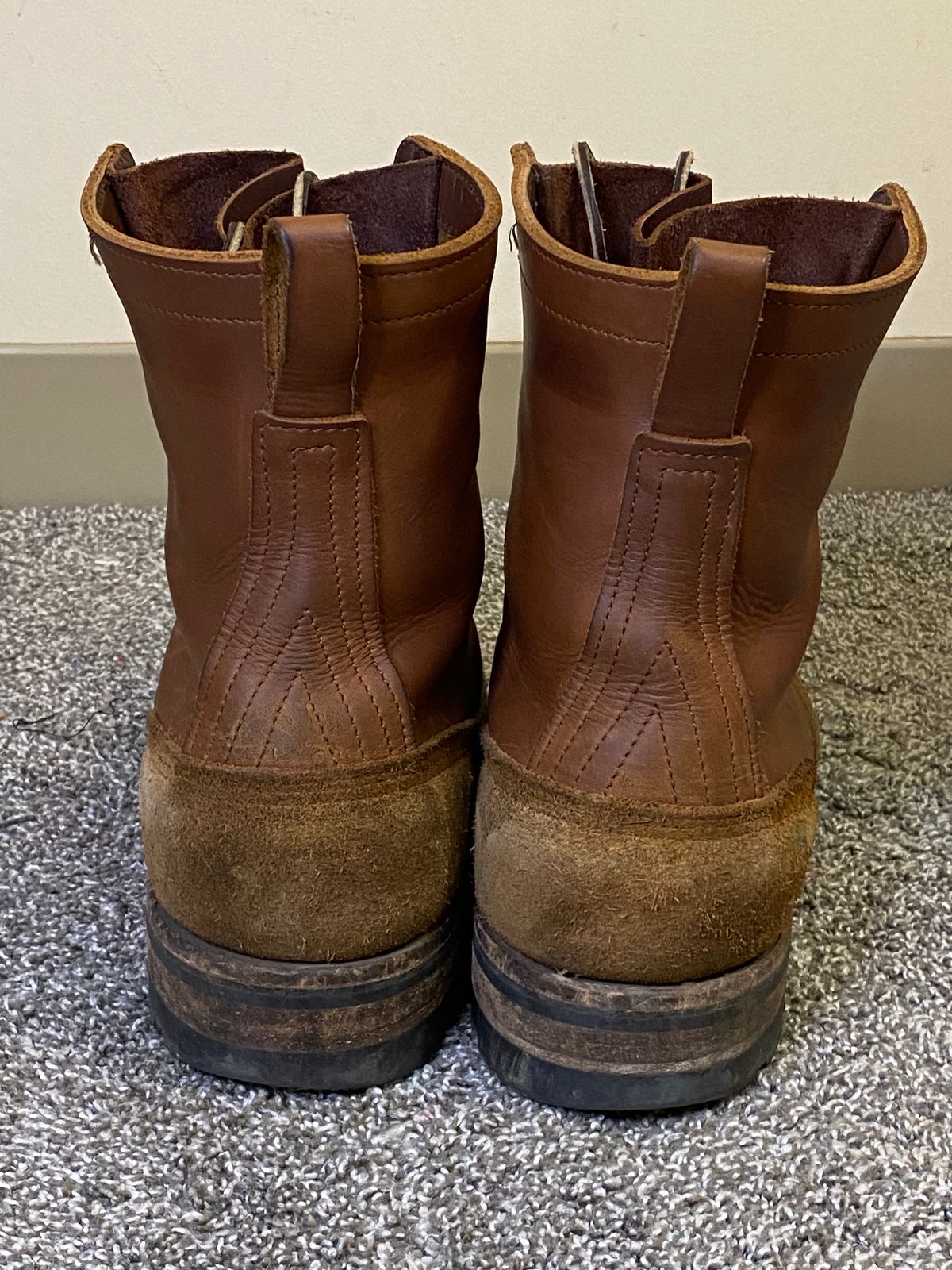 Photo by chhh1984 on December 5, 2023 of the Nicks BuilderPro in Seidel 1964 Brown Roughout.