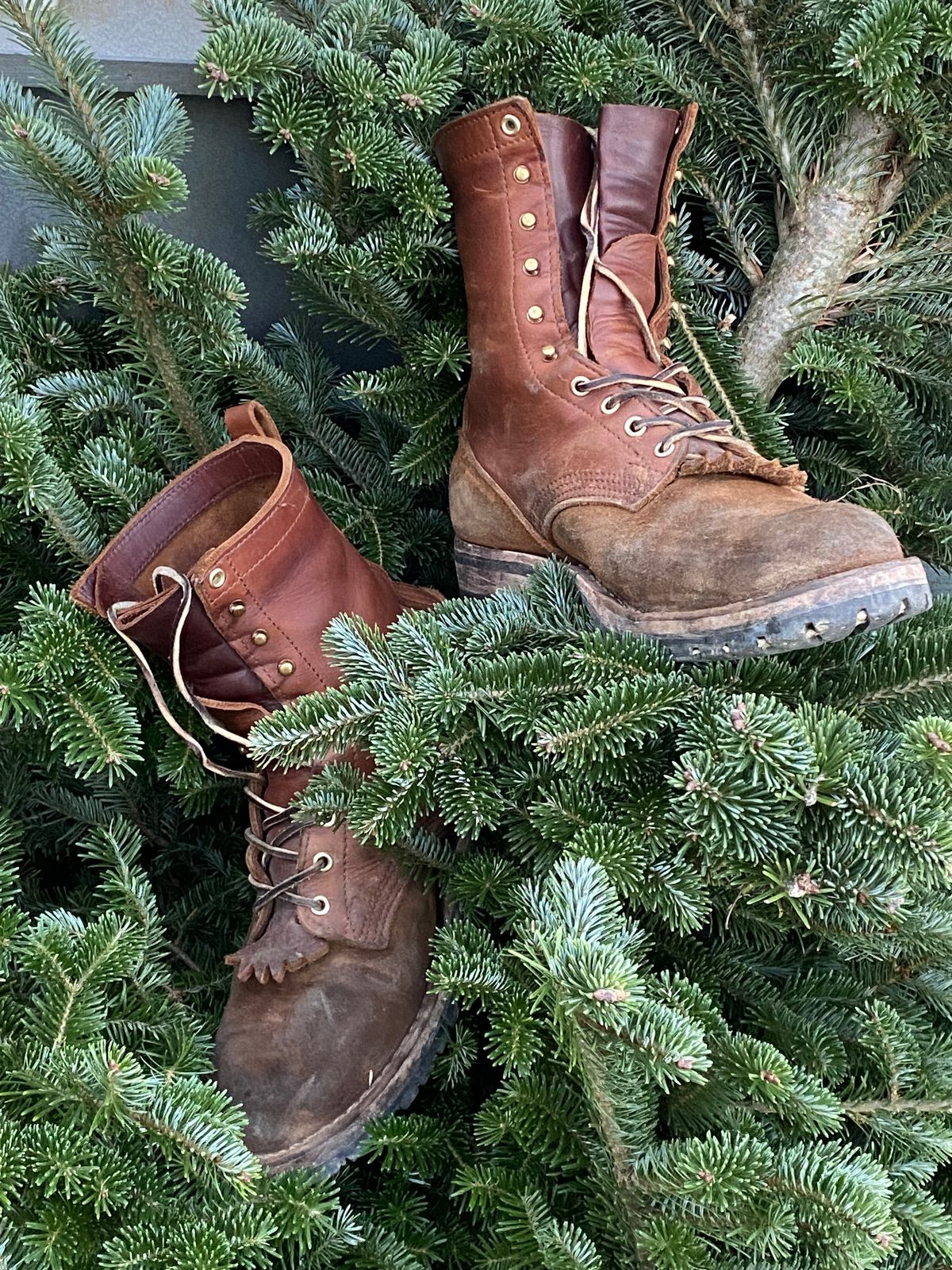 Photo by chhh1984 on January 4, 2024 of the Nicks BuilderPro in Seidel 1964 Brown Roughout.