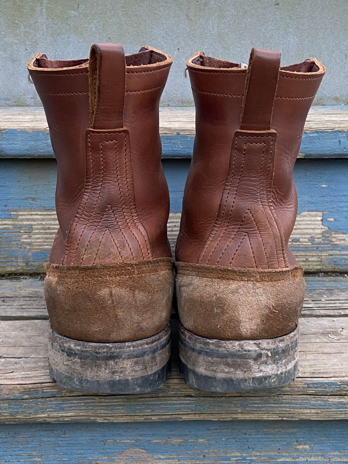 Photo by chhh1984 on January 4, 2024 of the Nicks BuilderPro in Seidel 1964 Brown Roughout.