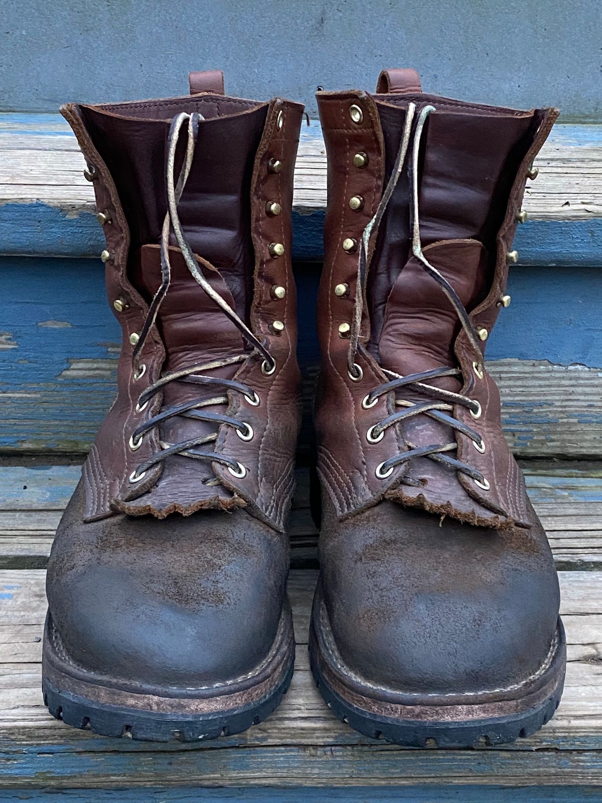 Photo by chhh1984 on February 1, 2024 of the Nicks BuilderPro in Seidel 1964 Brown Roughout.