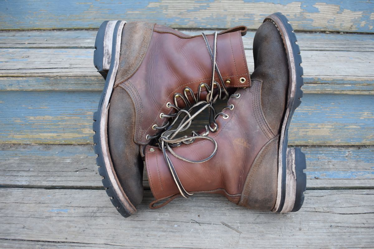 Photo by chhh1984 on March 1, 2024 of the Nicks BuilderPro in Seidel 1964 Brown Roughout.