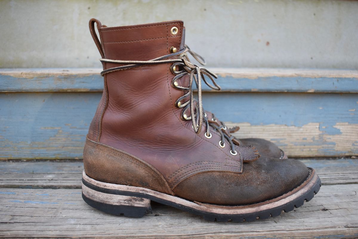 Photo by chhh1984 on March 1, 2024 of the Nicks BuilderPro in Seidel 1964 Brown Roughout.