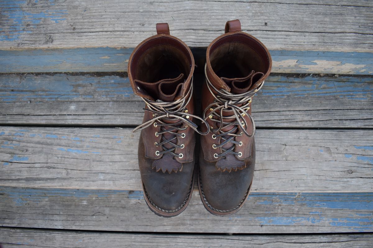 Photo by chhh1984 on March 1, 2024 of the Nicks BuilderPro in Seidel 1964 Brown Roughout.