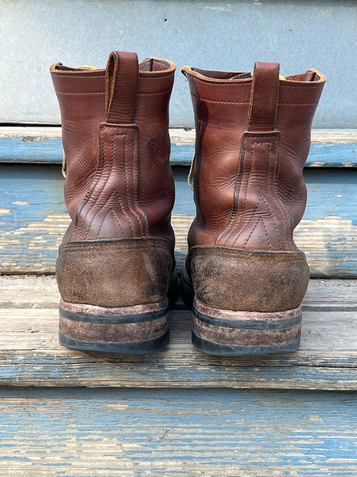 Photo by Chhh1984 on September 20, 2025 of the Nicks BuilderPro in Seidel 1964 Brown Roughout.