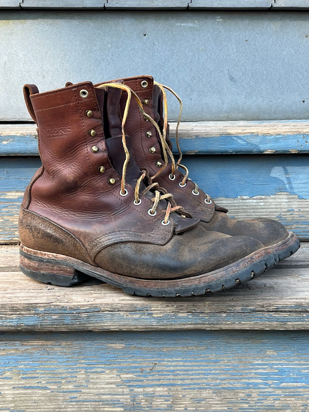 Photo by Chhh1984 on September 20, 2025 of the Nicks BuilderPro in Seidel 1964 Brown Roughout.