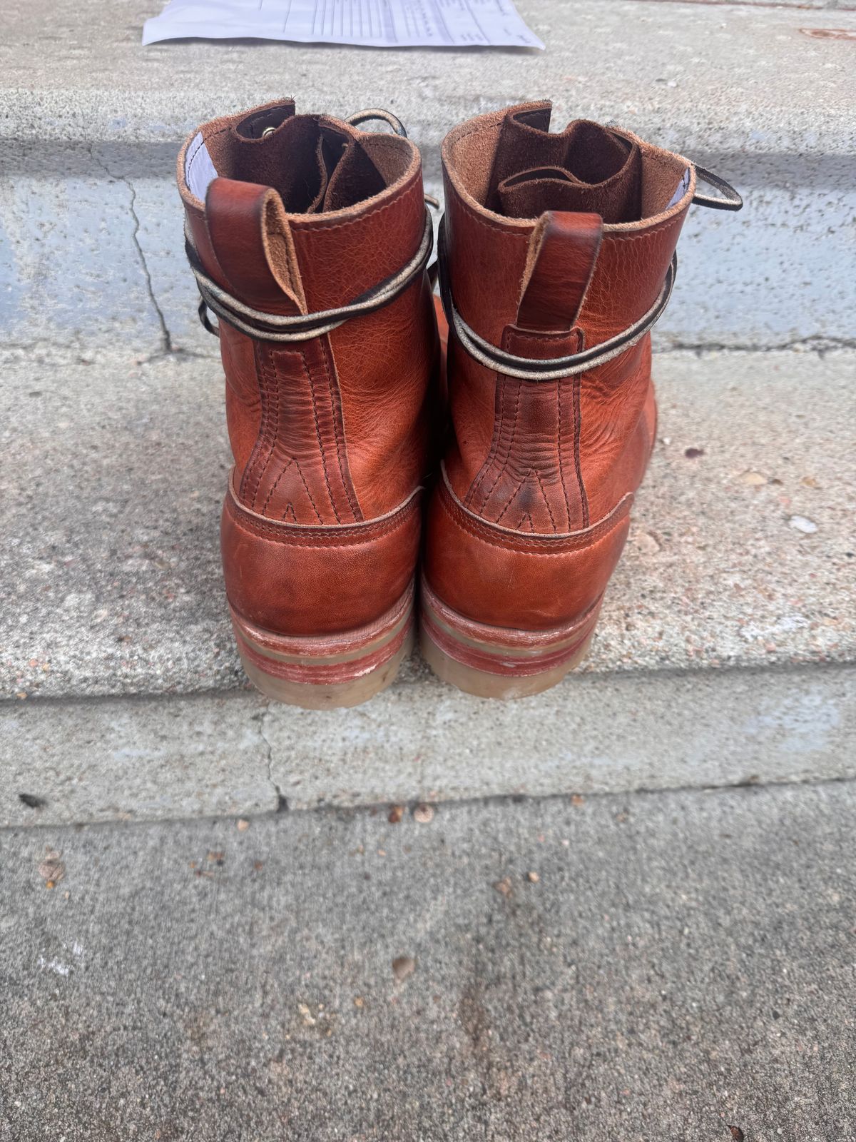 Photo by joji_k on November 4, 2025 of the Nicks DomePro in Horween English Tan Dublin.