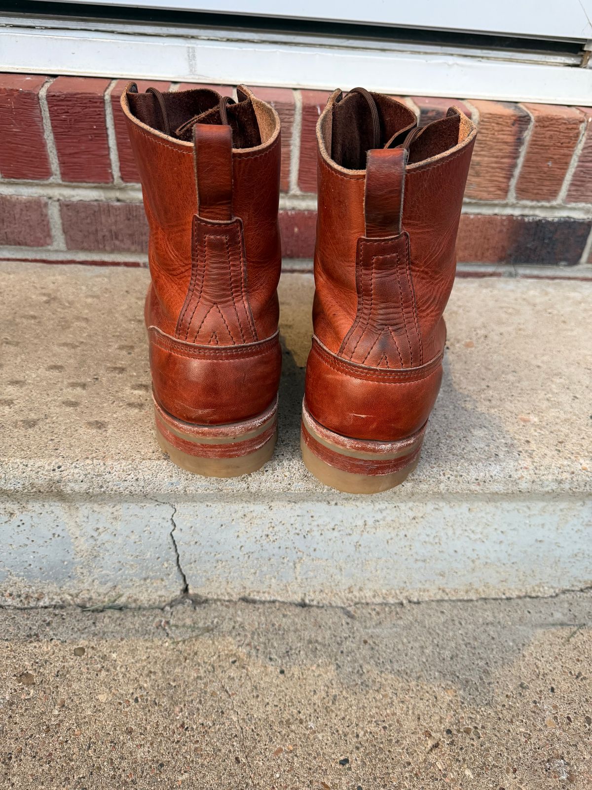 Photo by joji_k on January 4, 2026 of the Nicks DomePro in Horween English Tan Dublin.