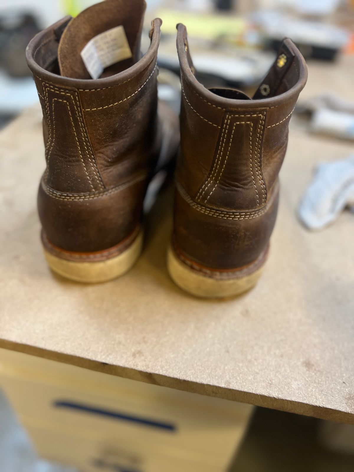 Photo by joji_k on February 3, 2023 of the White's Perry in Unknown Leather.