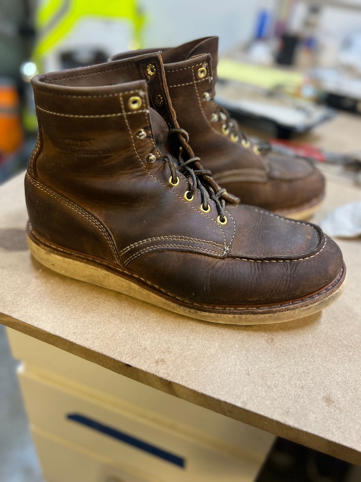 Photo by joji_k on February 3, 2023 of the White's Perry in Unknown Leather.