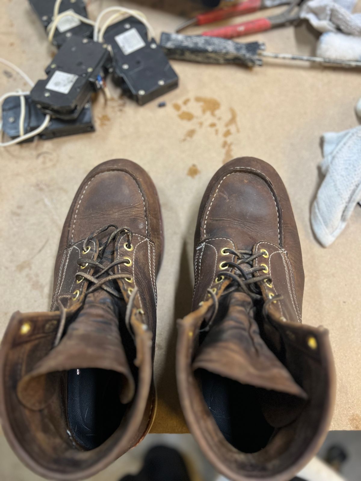Photo by joji_k on February 3, 2023 of the White's Perry in Unknown Leather.