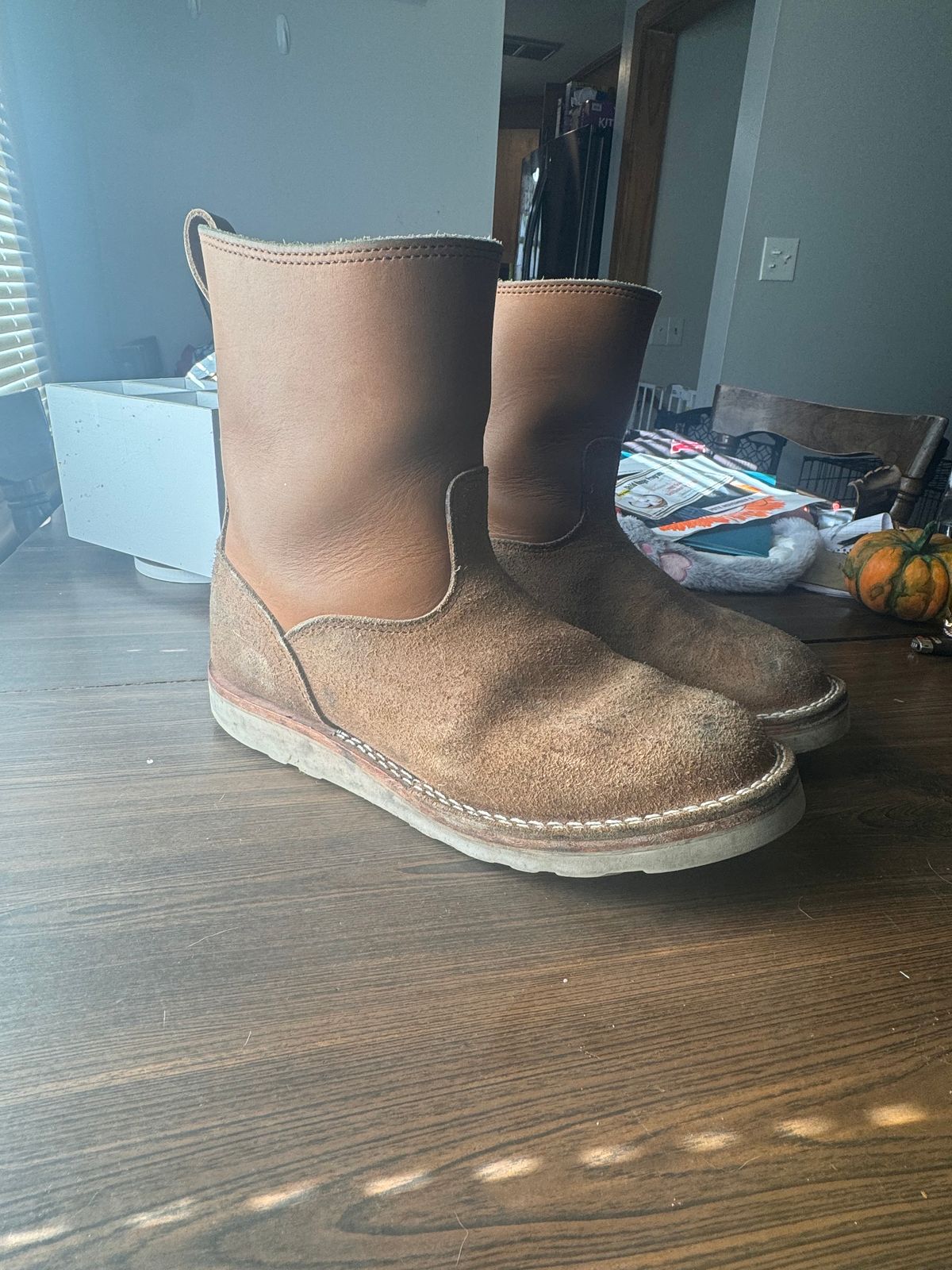 Photo by joji_k on November 3, 2024 of the Nicks Wellington in Seidel 1964 Tan Roughout & Seidel 1964 Tan.