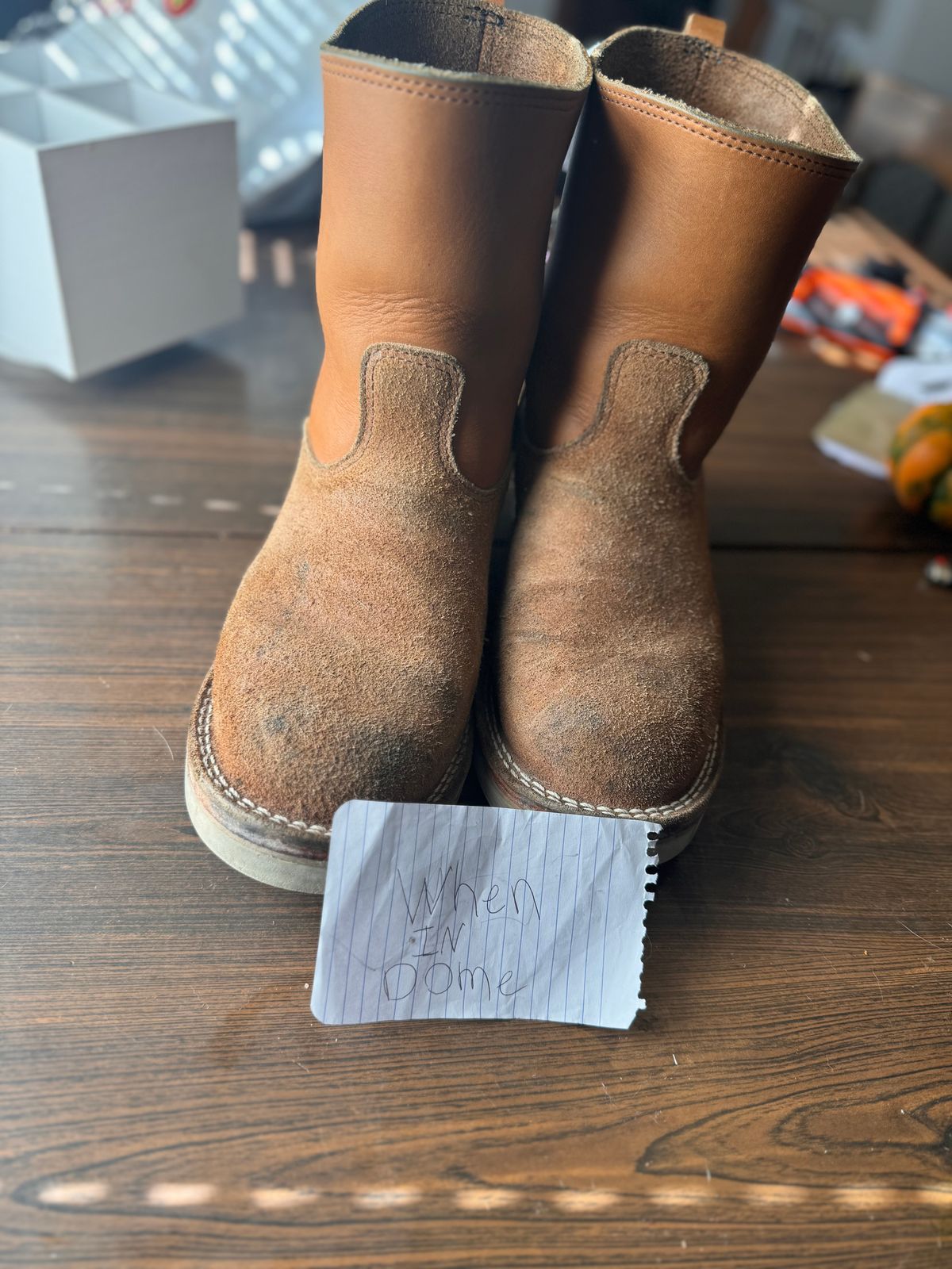 Photo by joji_k on November 3, 2024 of the Nicks Wellington in Seidel 1964 Tan Roughout & Seidel 1964 Tan.