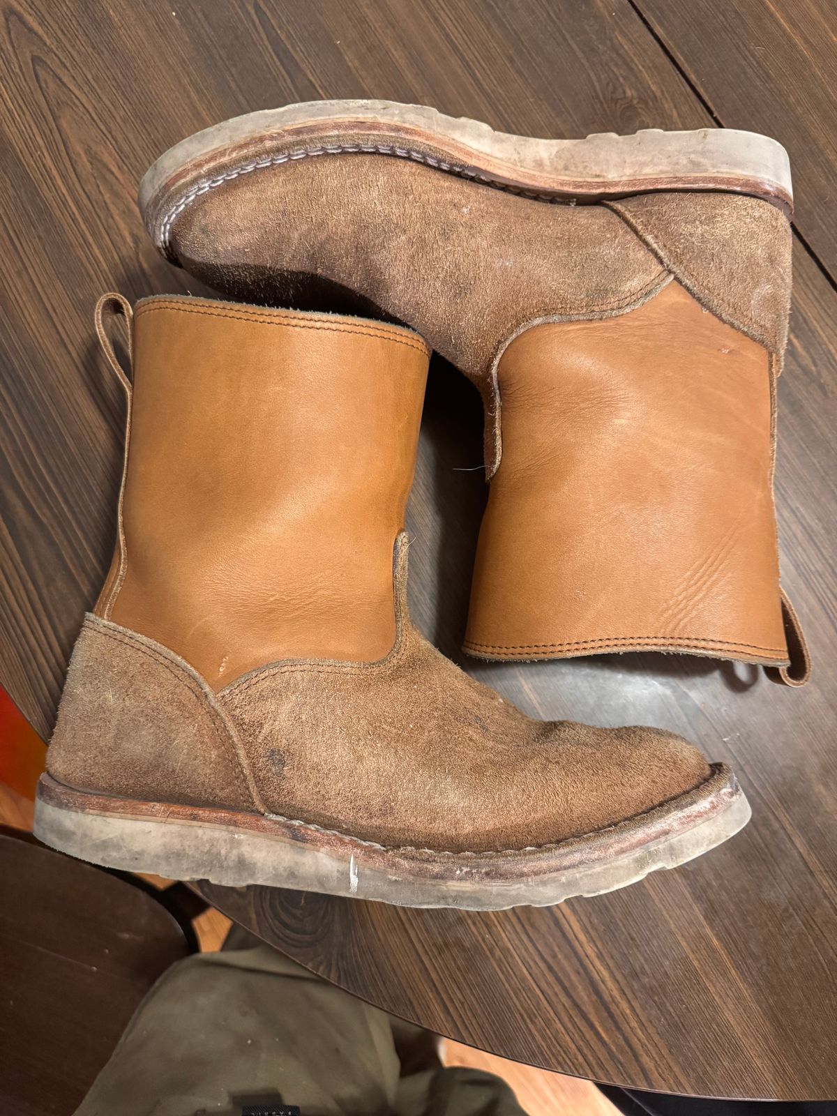 Photo by joji_k on December 3, 2024 of the Nicks Wellington in Seidel 1964 Tan Roughout & Seidel 1964 Tan.