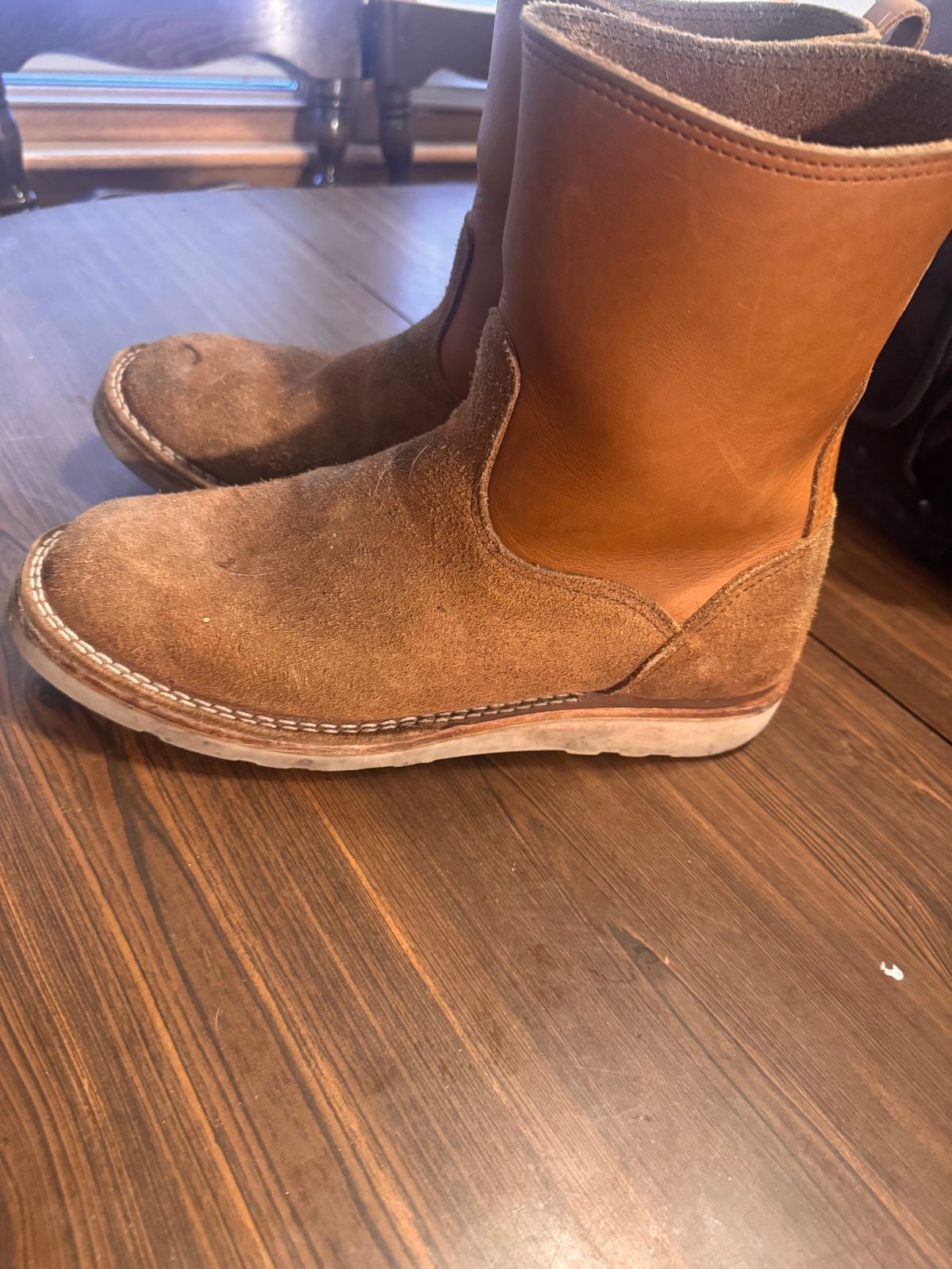 Photo by joji_k on January 3, 2025 of the Nicks Wellington in Seidel 1964 Tan Roughout & Seidel 1964 Tan.