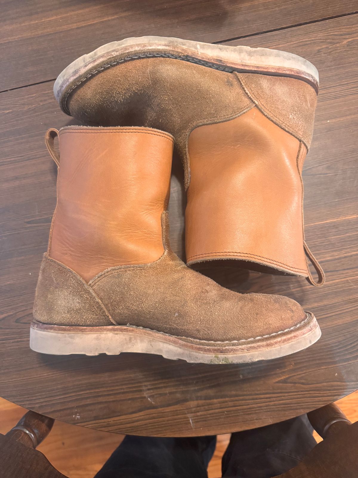 Photo by joji_k on January 3, 2025 of the Nicks Wellington in Seidel 1964 Tan Roughout & Seidel 1964 Tan.