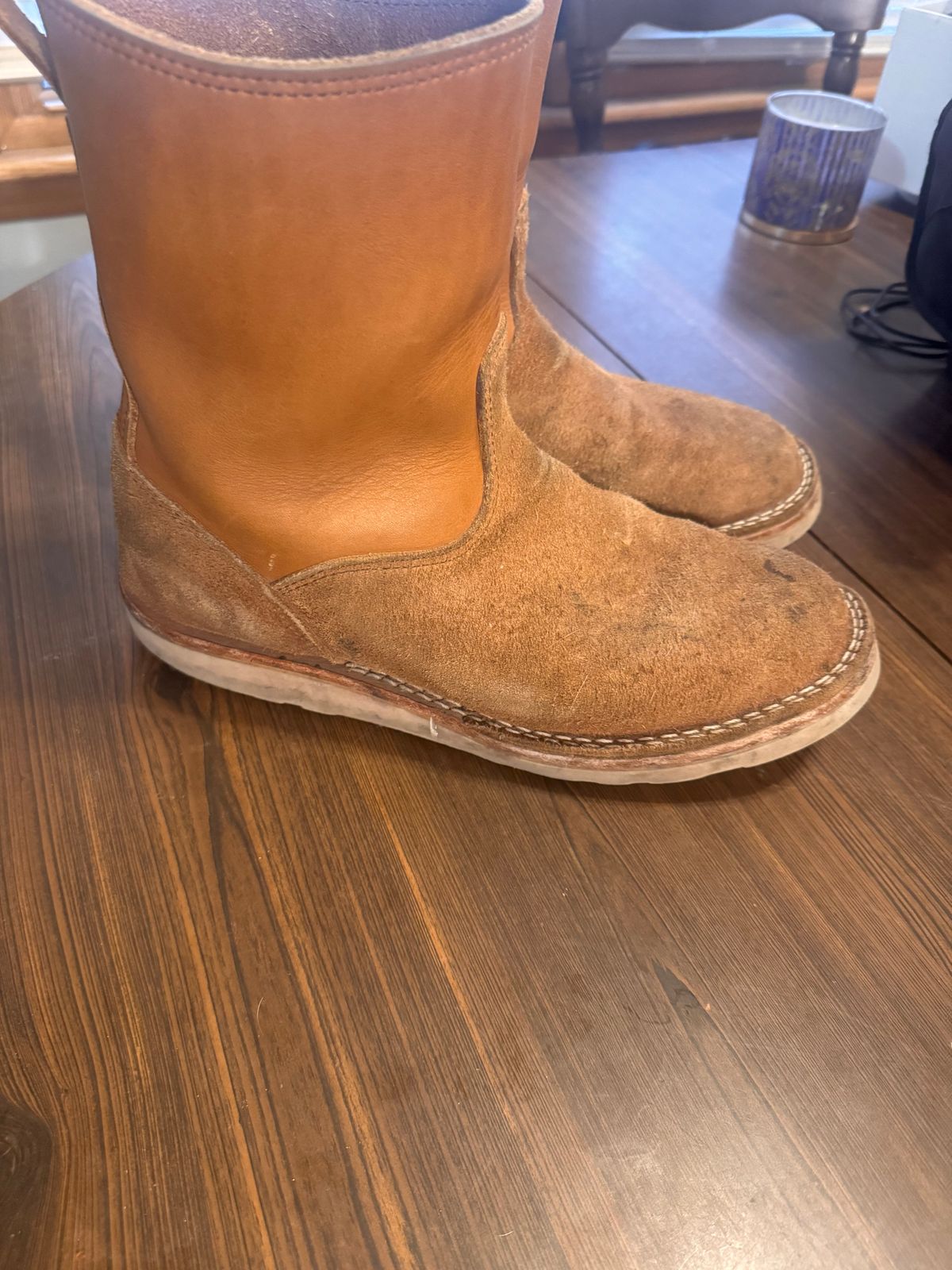 Photo by joji_k on January 3, 2025 of the Nicks Wellington in Seidel 1964 Tan Roughout & Seidel 1964 Tan.