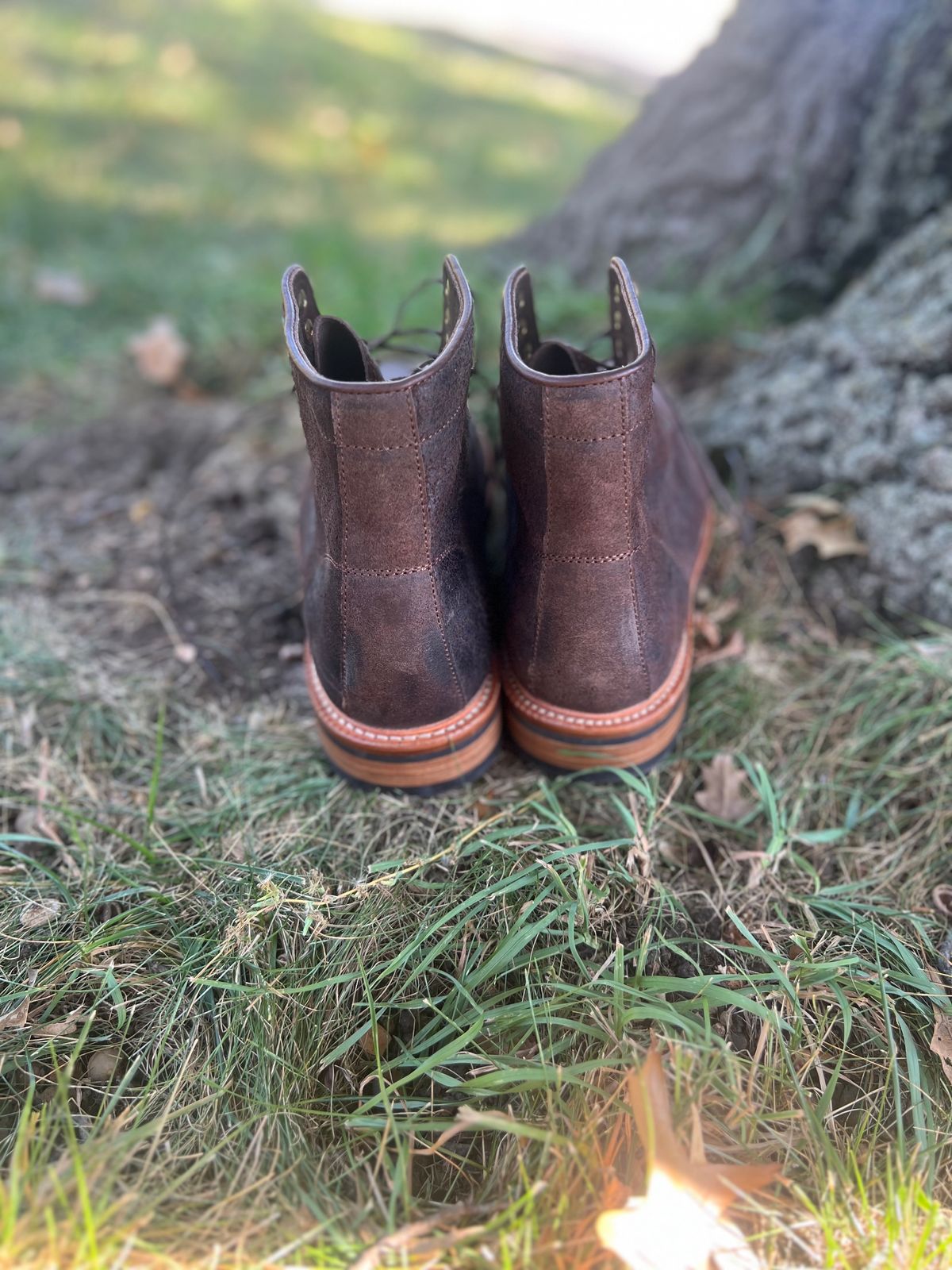 Photo by joji_k on October 1, 2023 of the Parkhurst The Allen in Dark Chocolate Roughout.