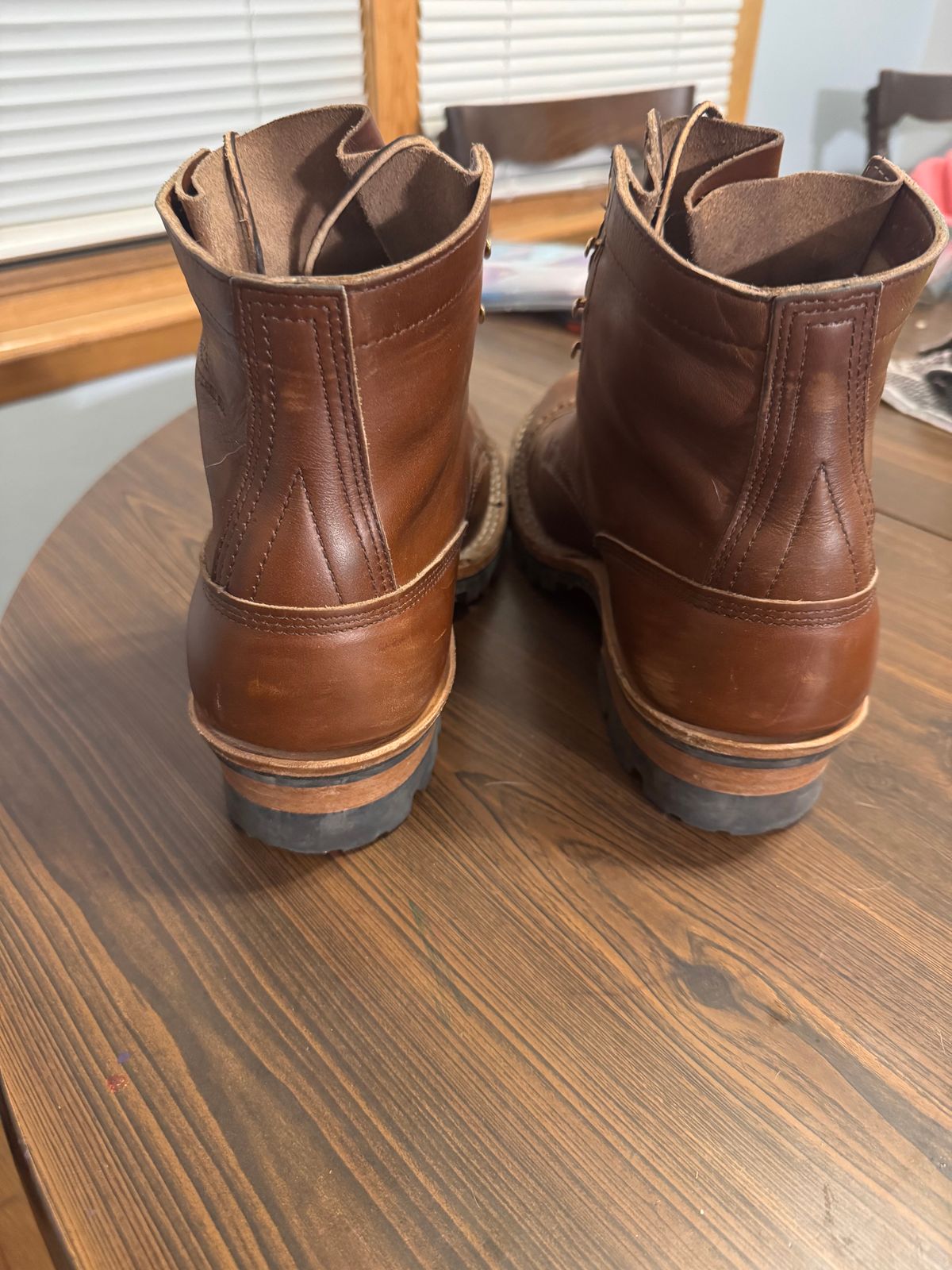 Photo by joji_k on December 3, 2024 of the White's Bounty Hunter in British Tan.