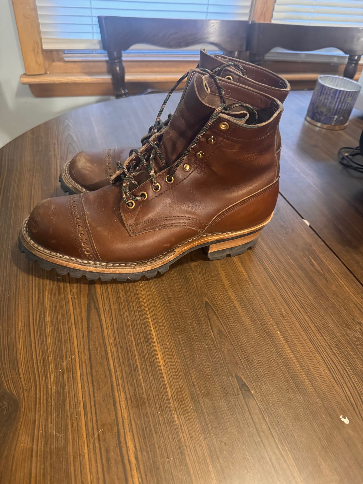Photo by joji_k on January 3, 2025 of the White's Bounty Hunter in British Tan.