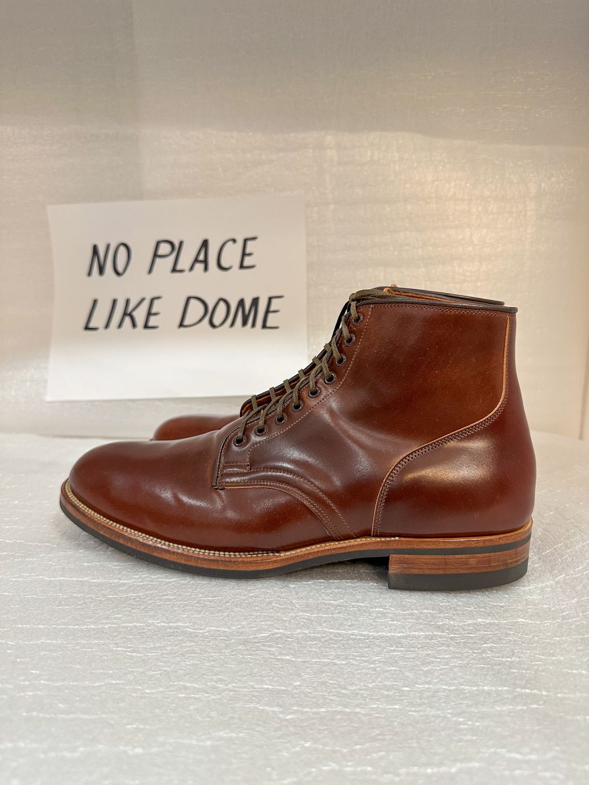 Photo by 3135movt on November 6, 2022 of the Viberg Service Boot in Horween Color 4 Shell Cordovan.